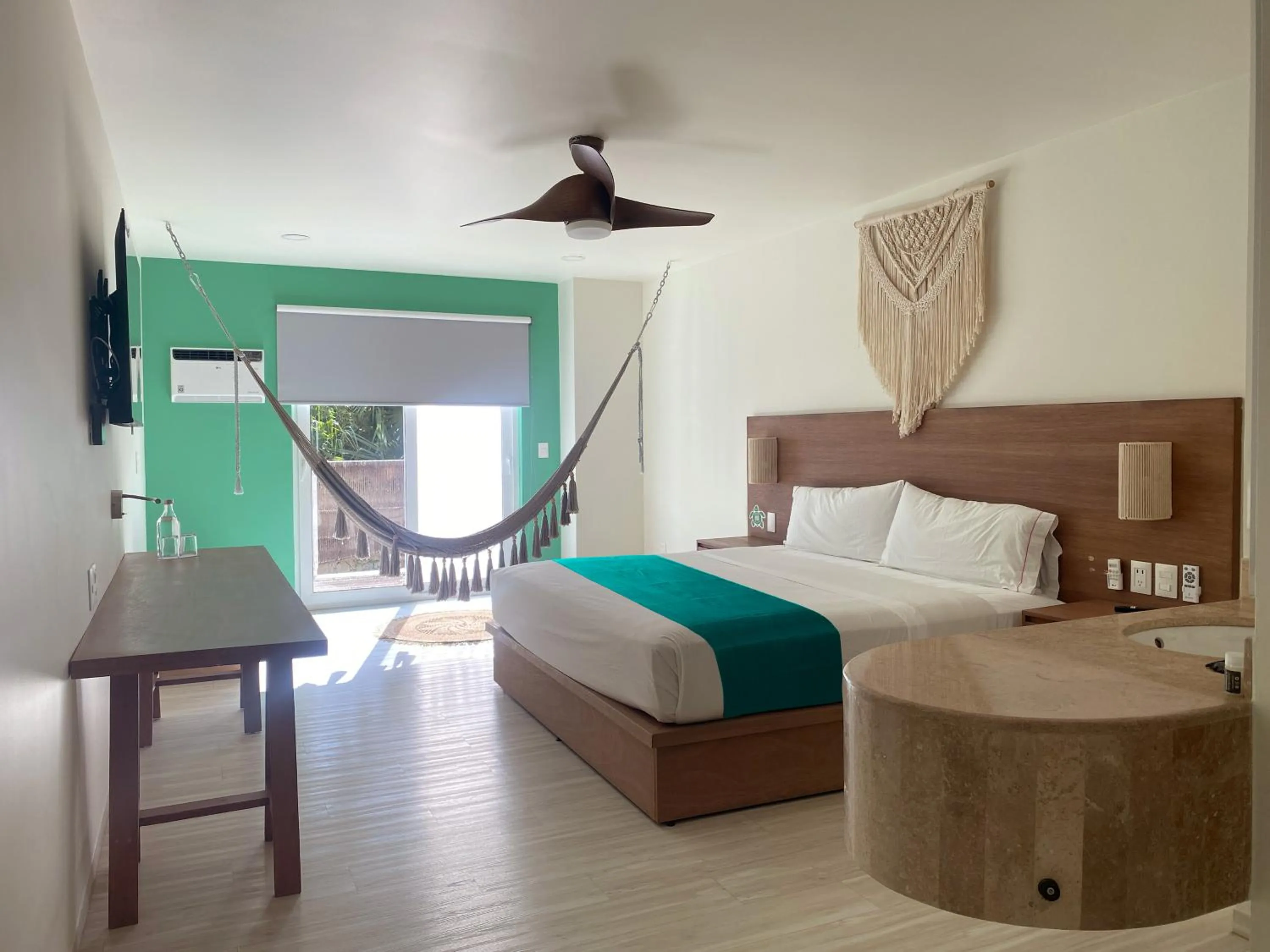 Bedroom, Bed in Siente Tulum Hotel & Cenote Club
