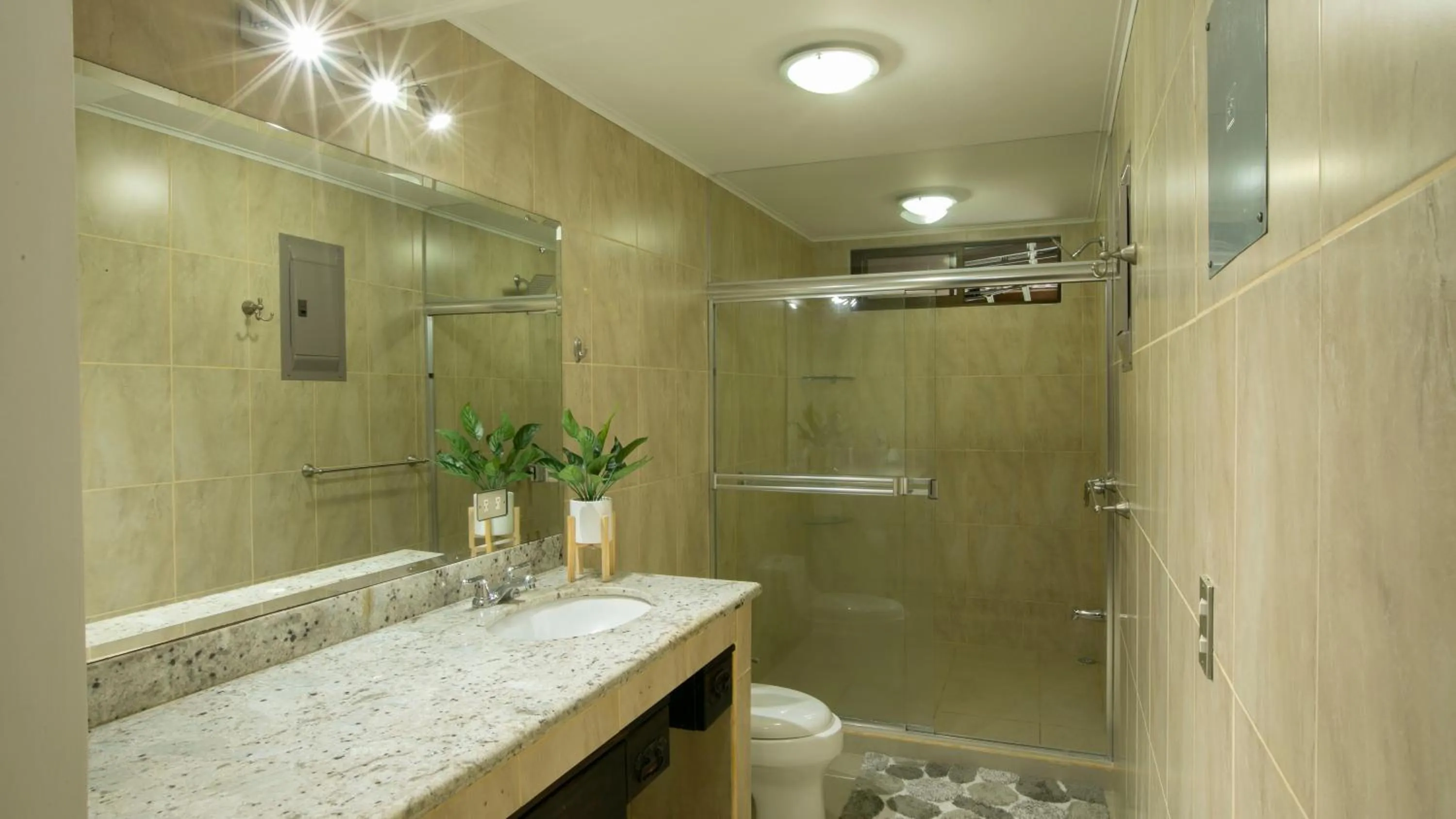 Bathroom in Coati Arenal Lodge