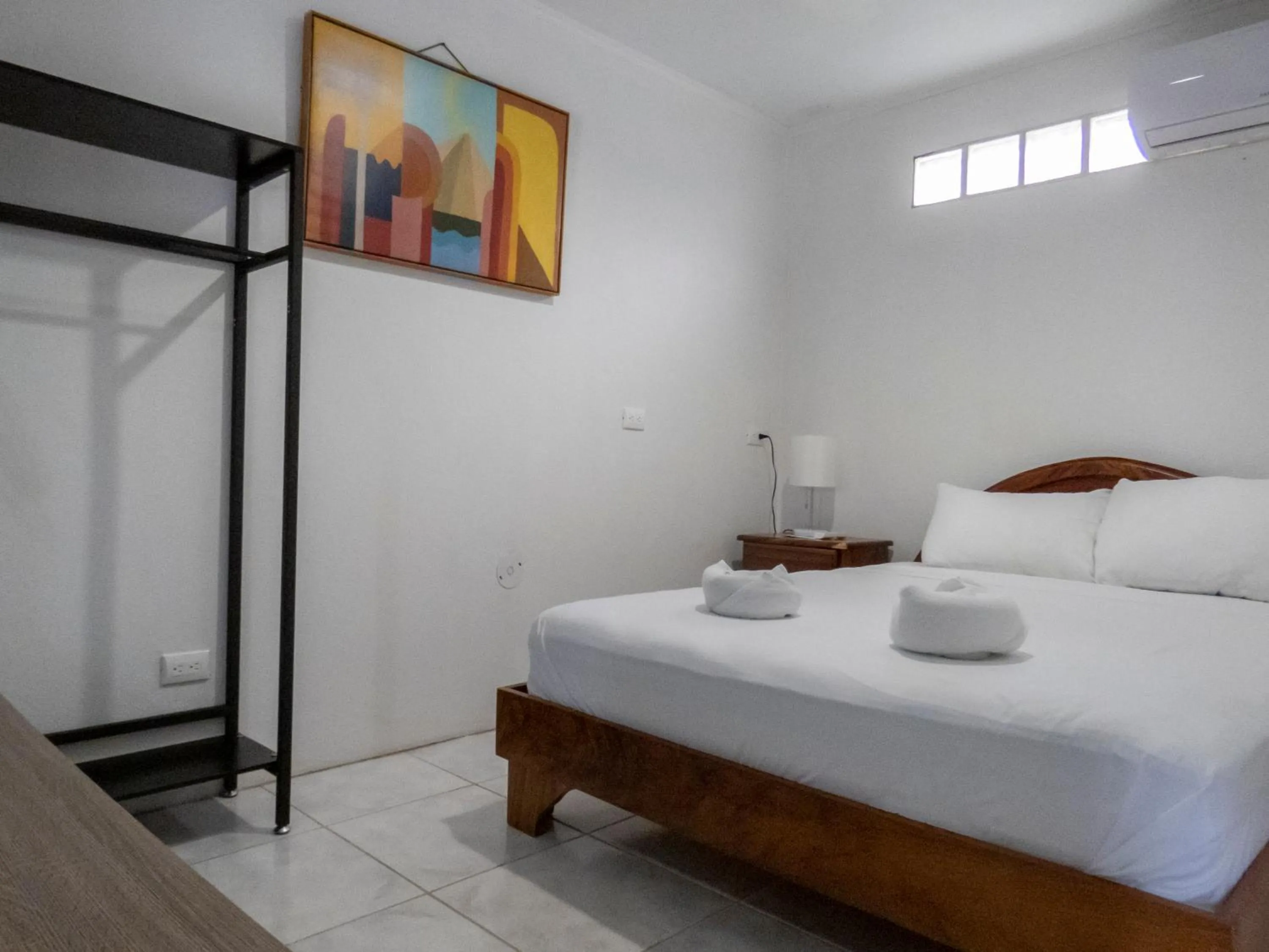 Bed in Coati Arenal Lodge