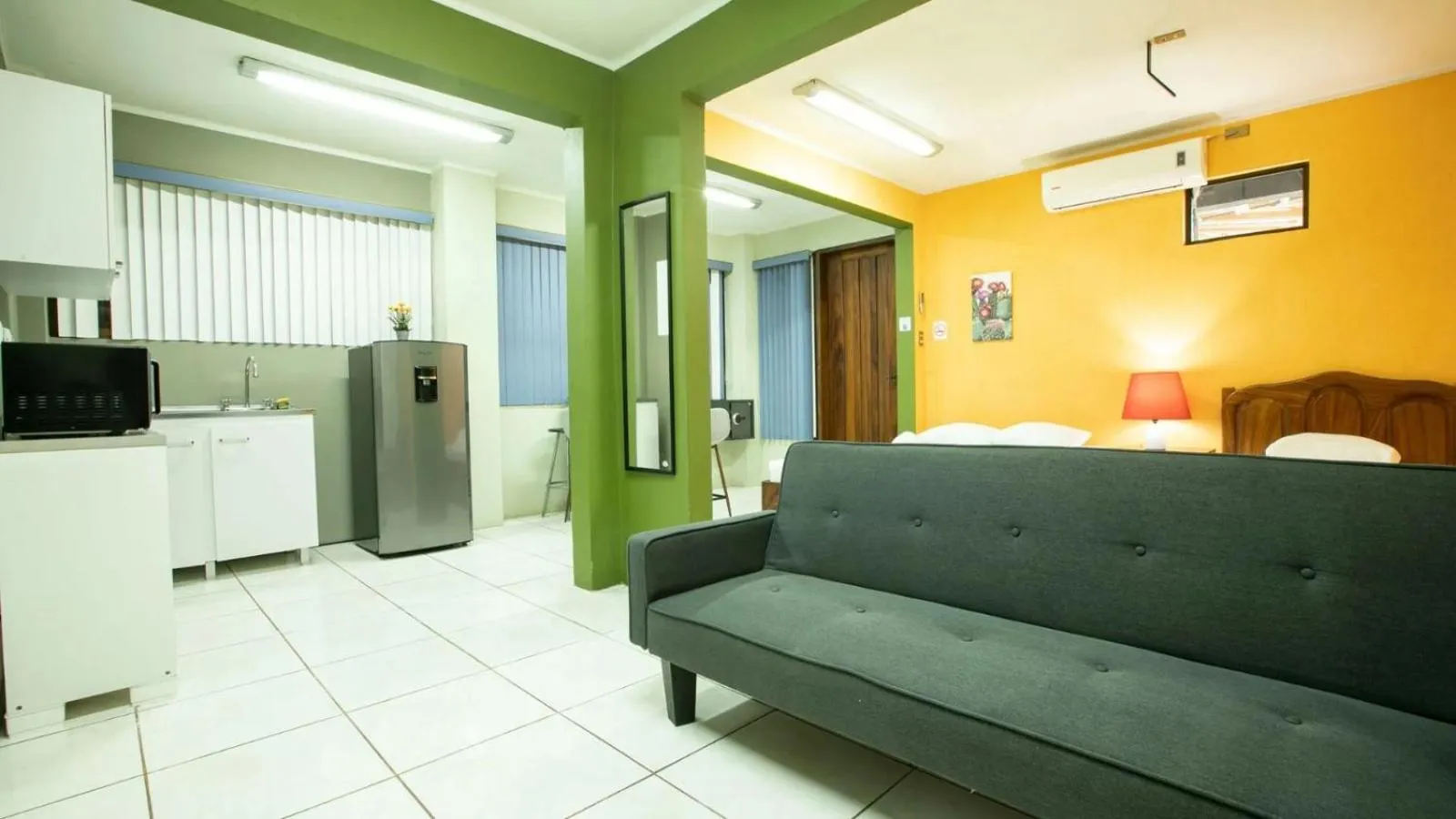 Bed in Coati Arenal Lodge