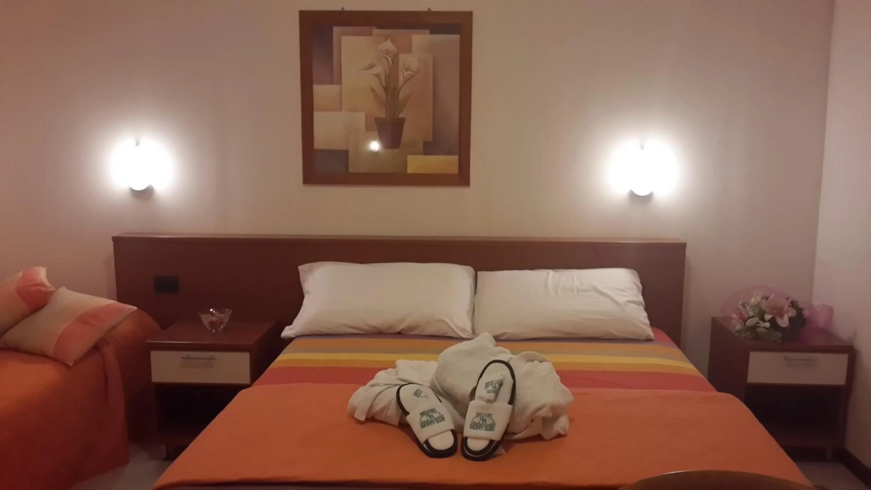 Bed in Hotel Garden Ristorante