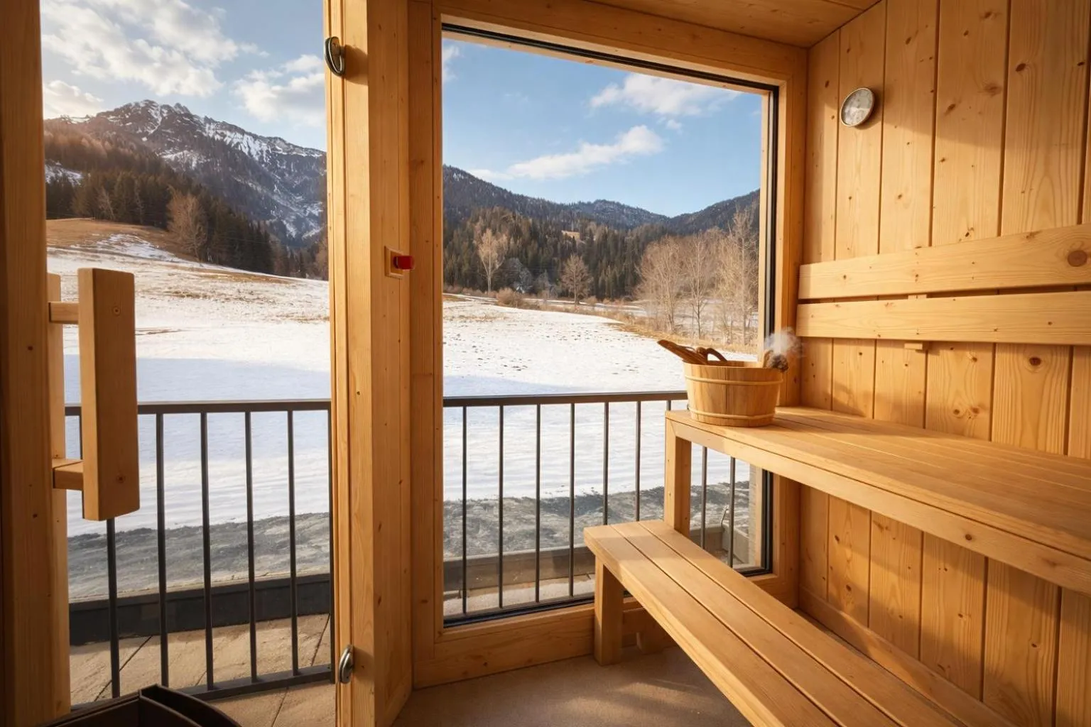 Sauna in Da Alois - Alpine Premium Apartments