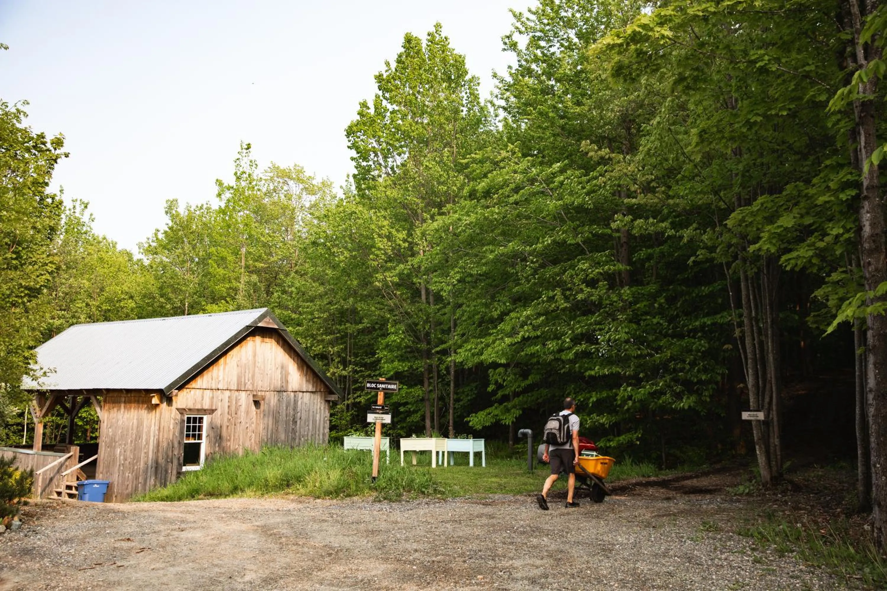 Garden in Station Chene rouge
