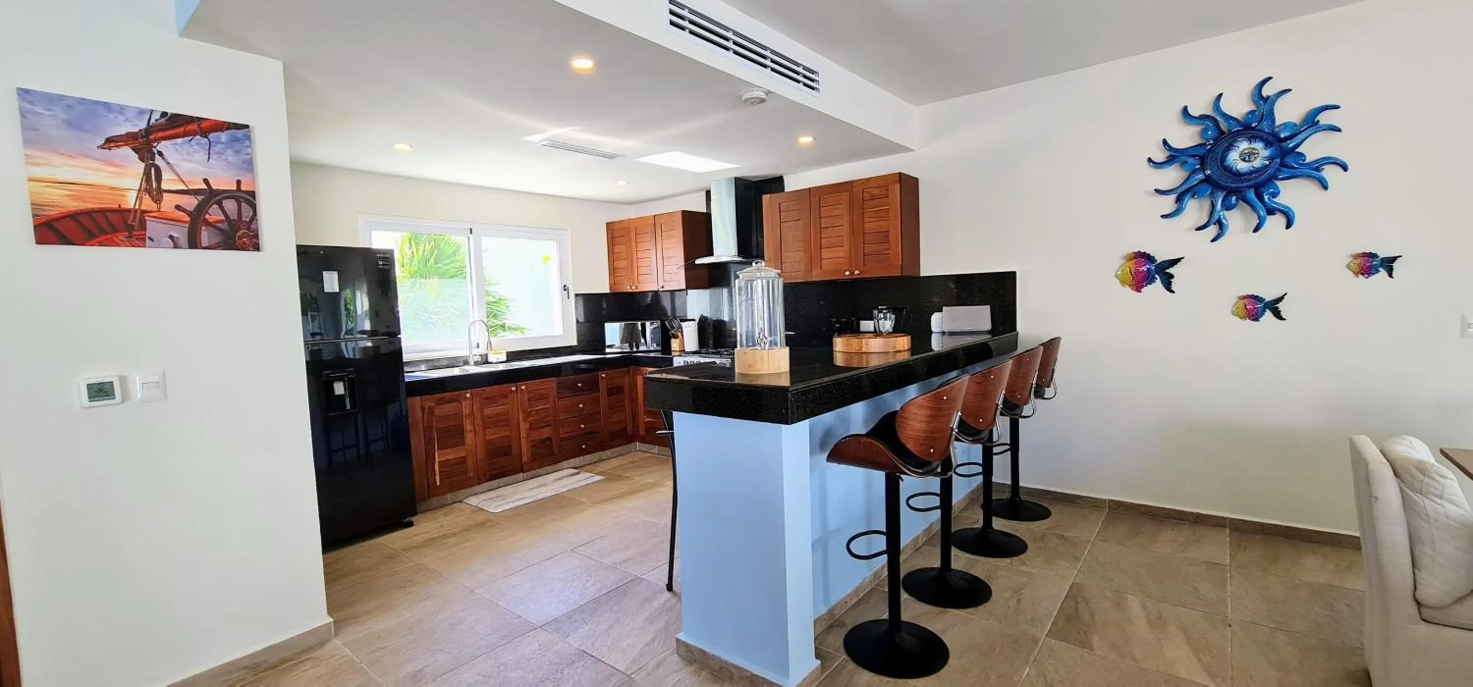 kitchen in CASA REYES Stunning Rooftop Oceanview