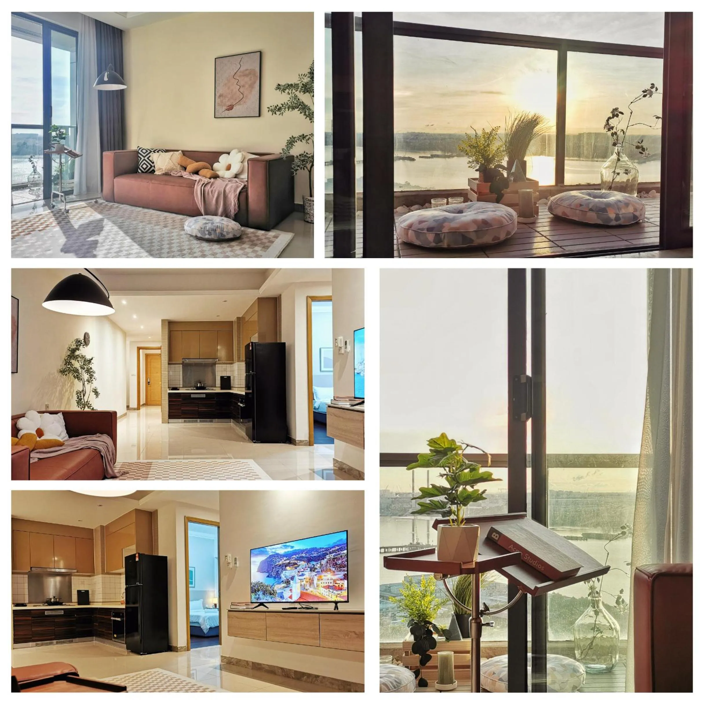 Living room, Bed in Yussy Homestay at R&F Princess Cove