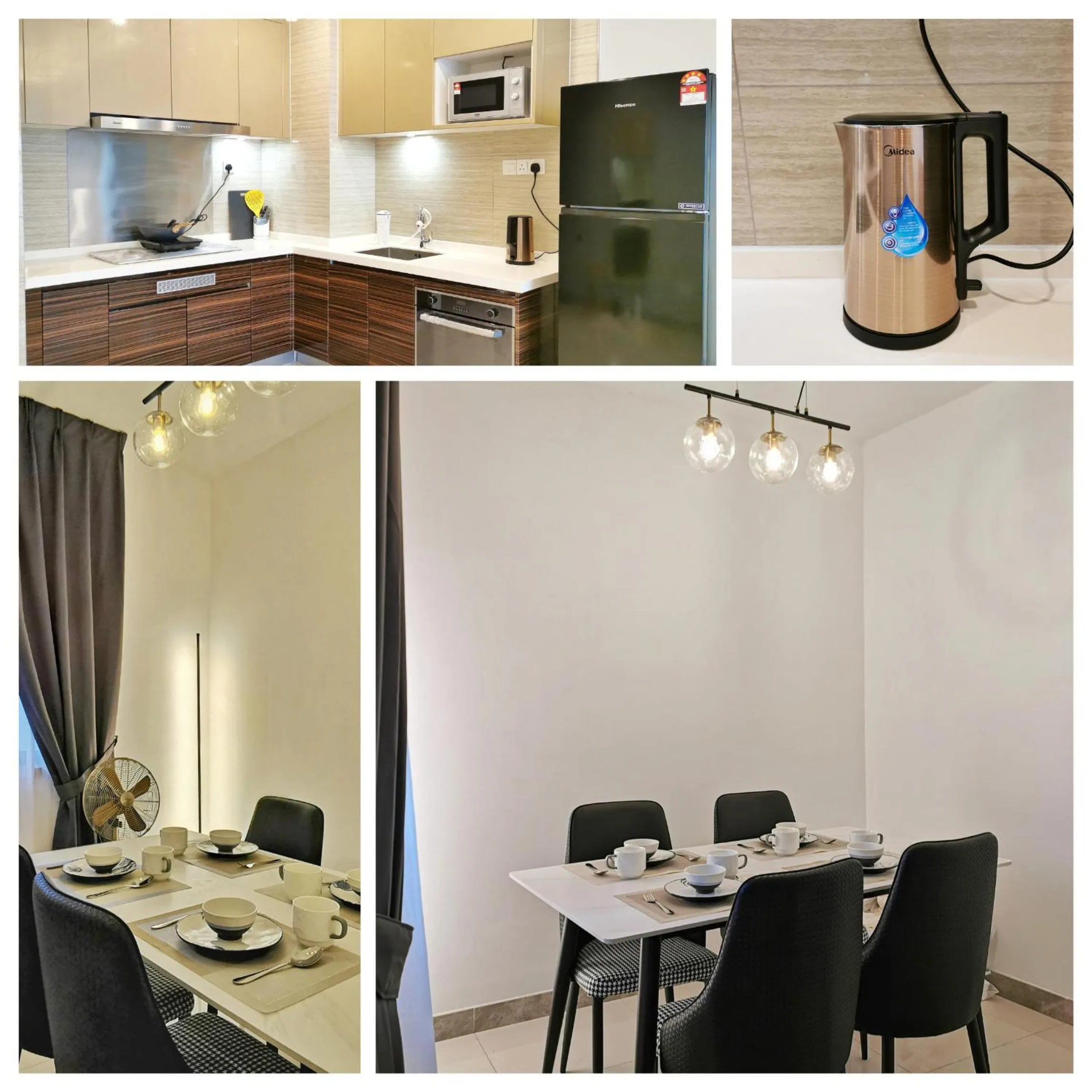 Kitchen or kitchenette in Yussy Homestay at R&F Princess Cove