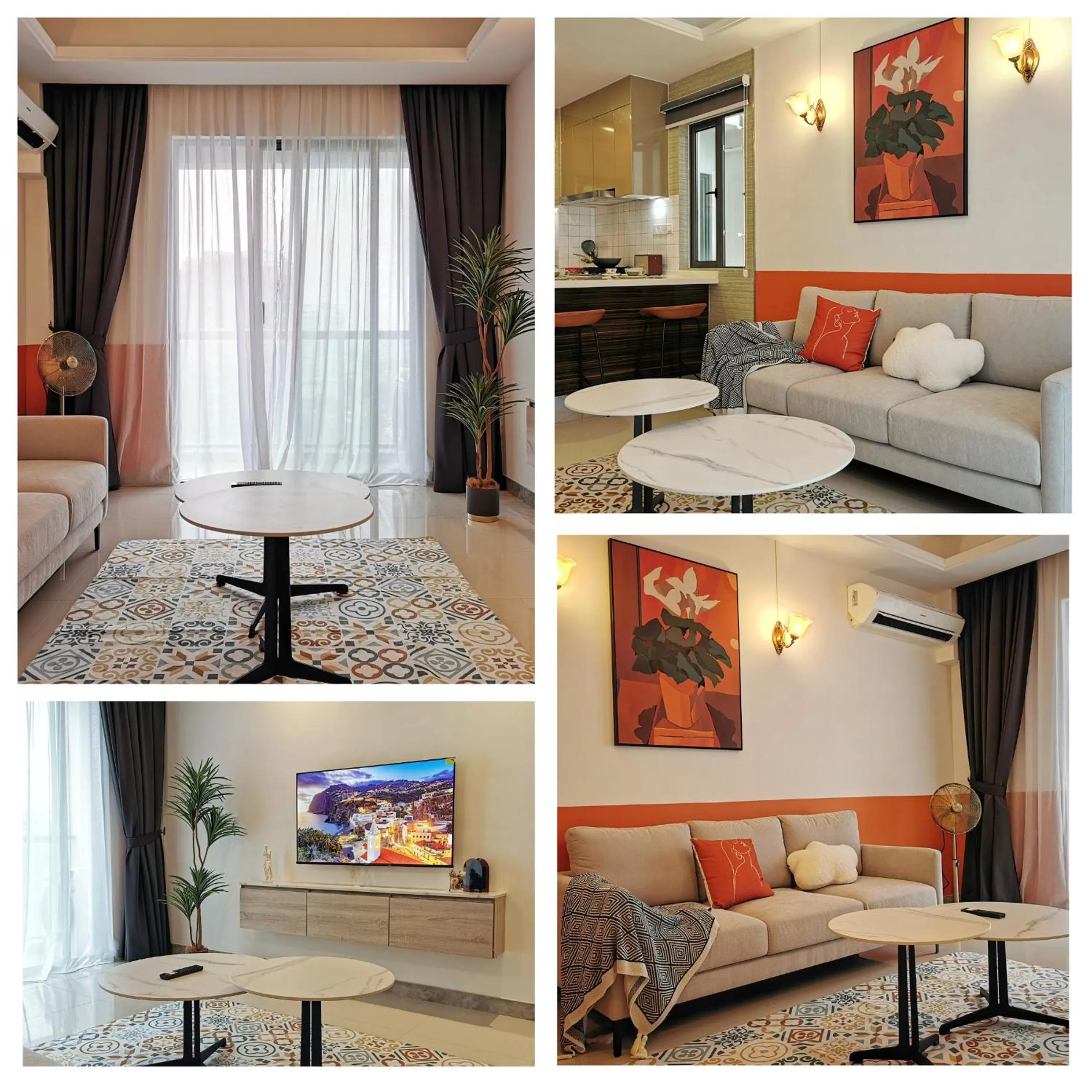 Living room in Yussy Homestay at R&F Princess Cove