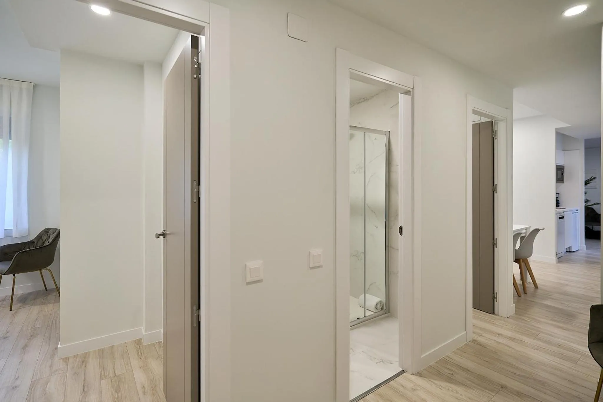 Kitchen or kitchenette in Inés Luna Suites