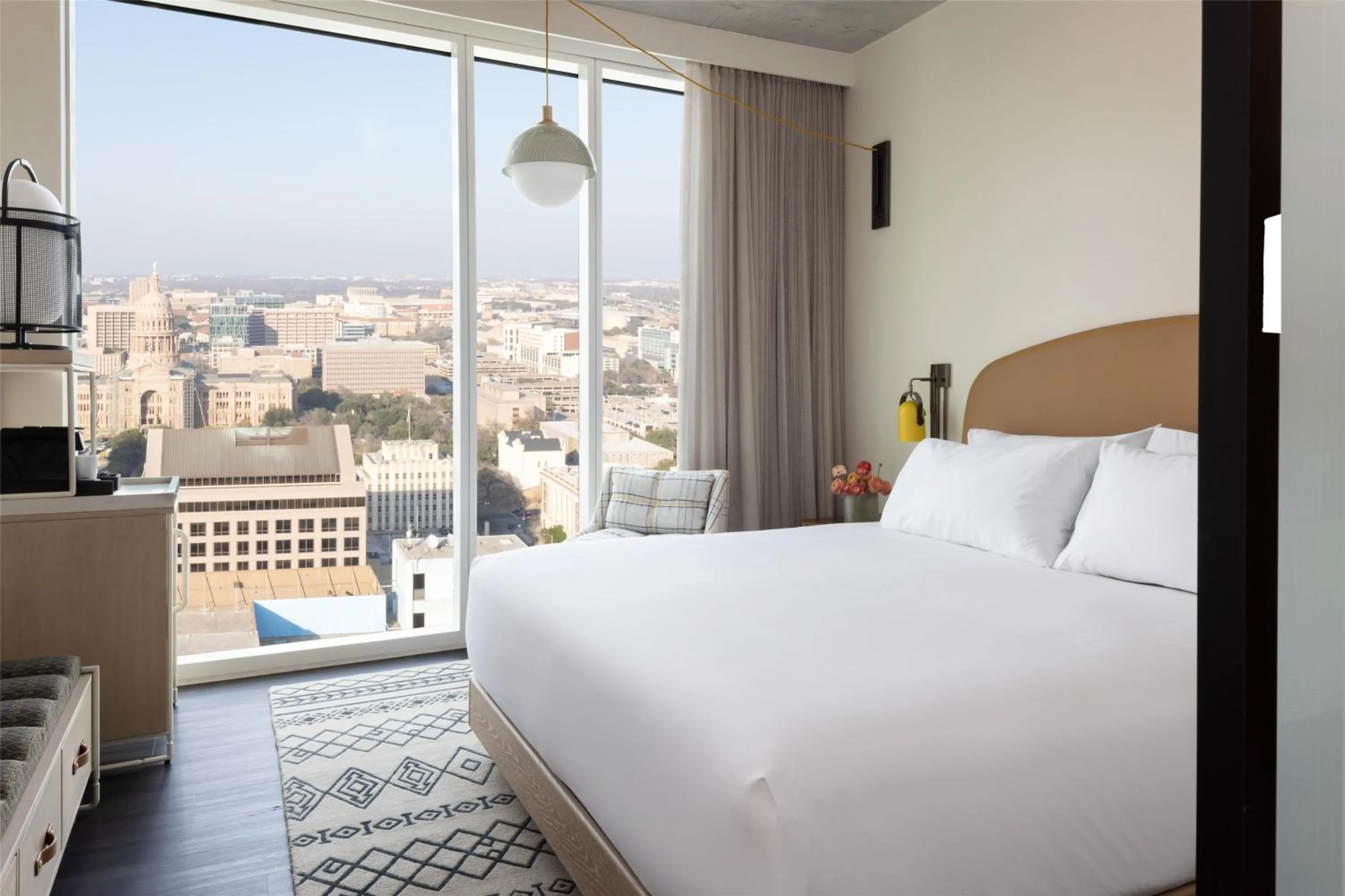 View (from property/room), Bed in Hyatt Centric Congress Avenue Austin