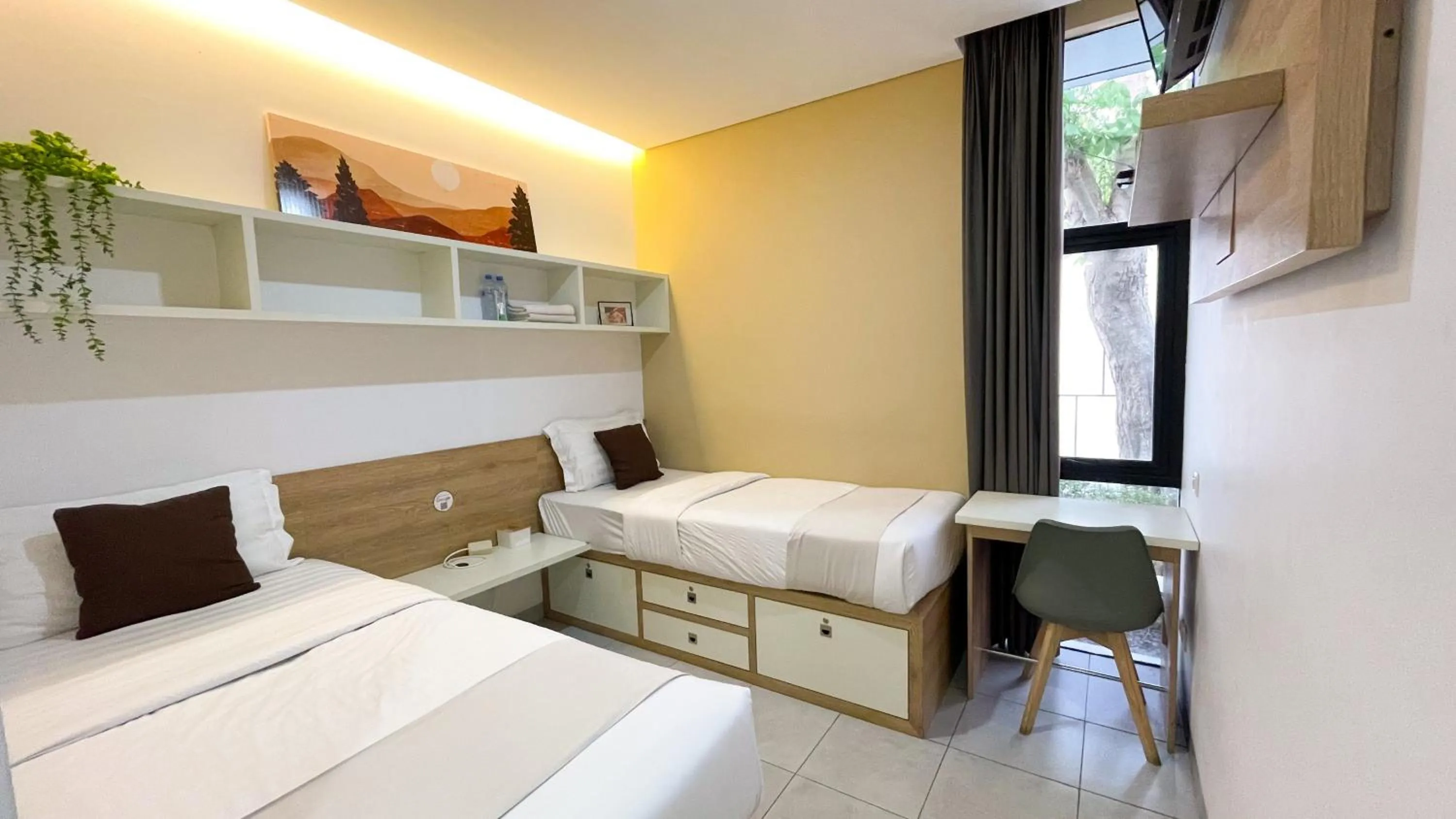 Bedroom, Bed in OFO Kost Premium Kampung Inggris Pare Syariah Mitra RedDoorz