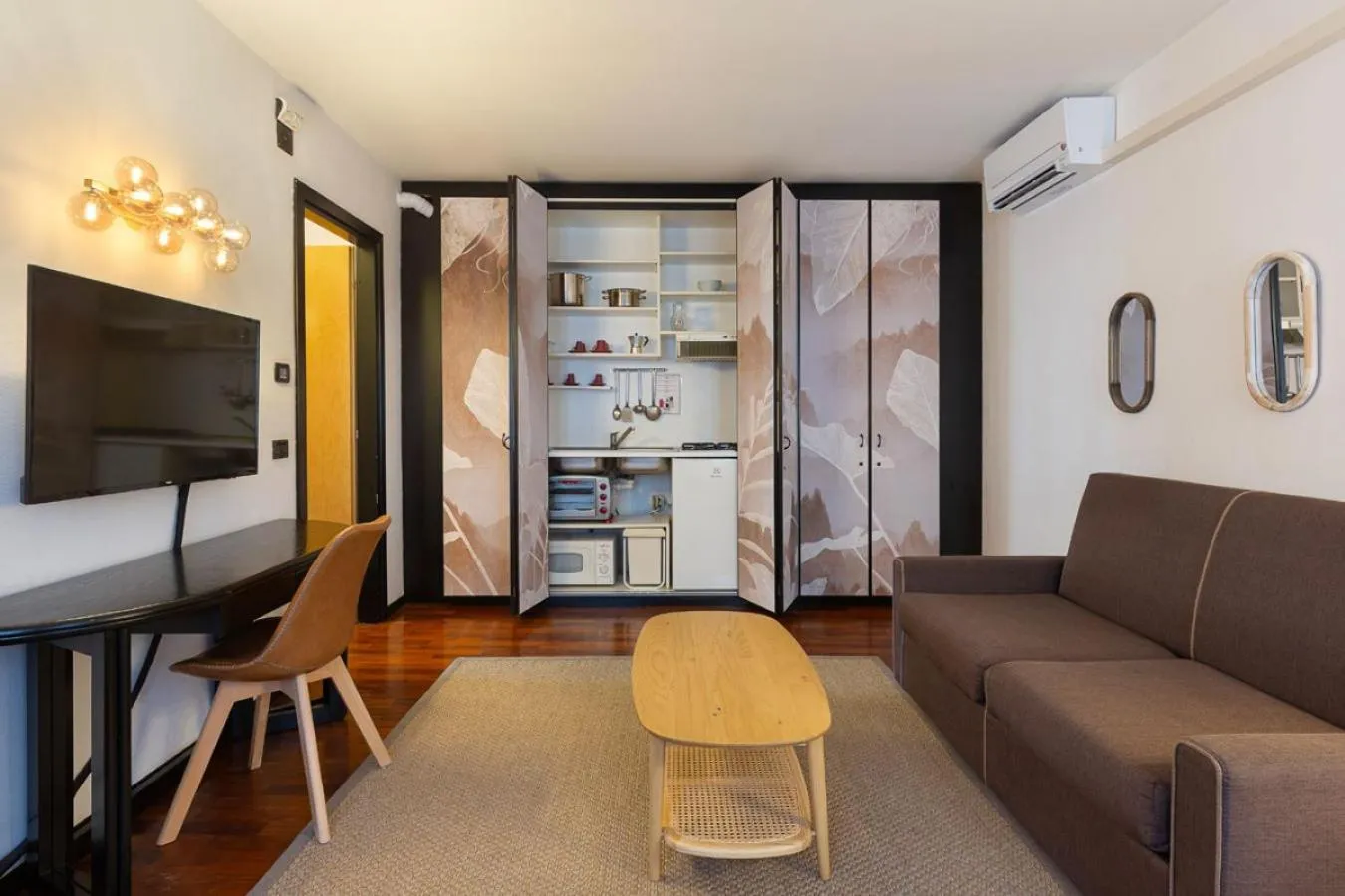 Kitchen or kitchenette in Hotel Ancora