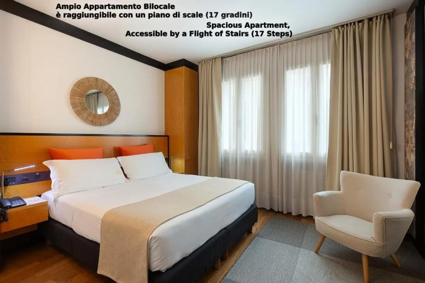Bed in Hotel Ancora