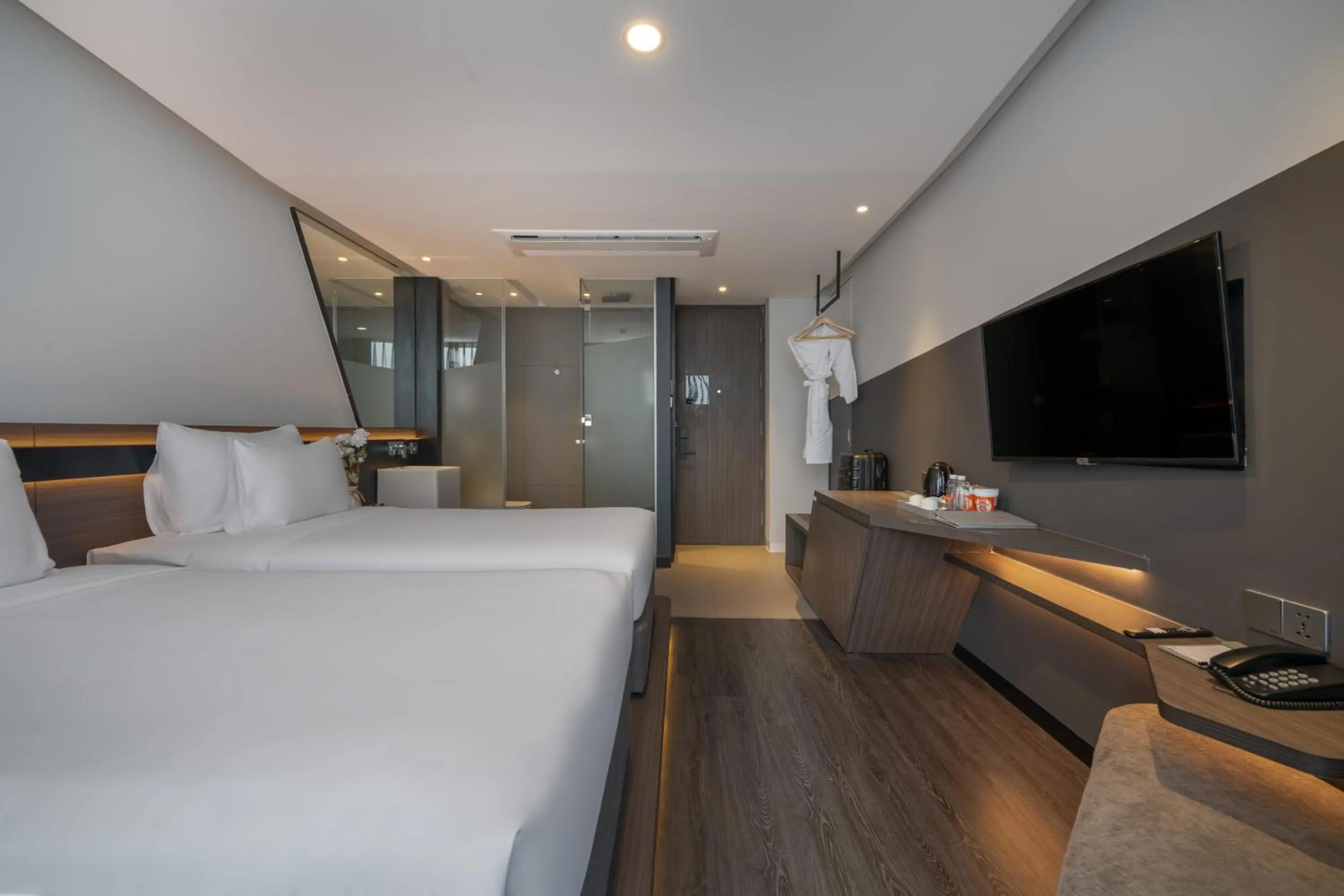 Photo of the whole room, Bed in Draco Hotel & Suites