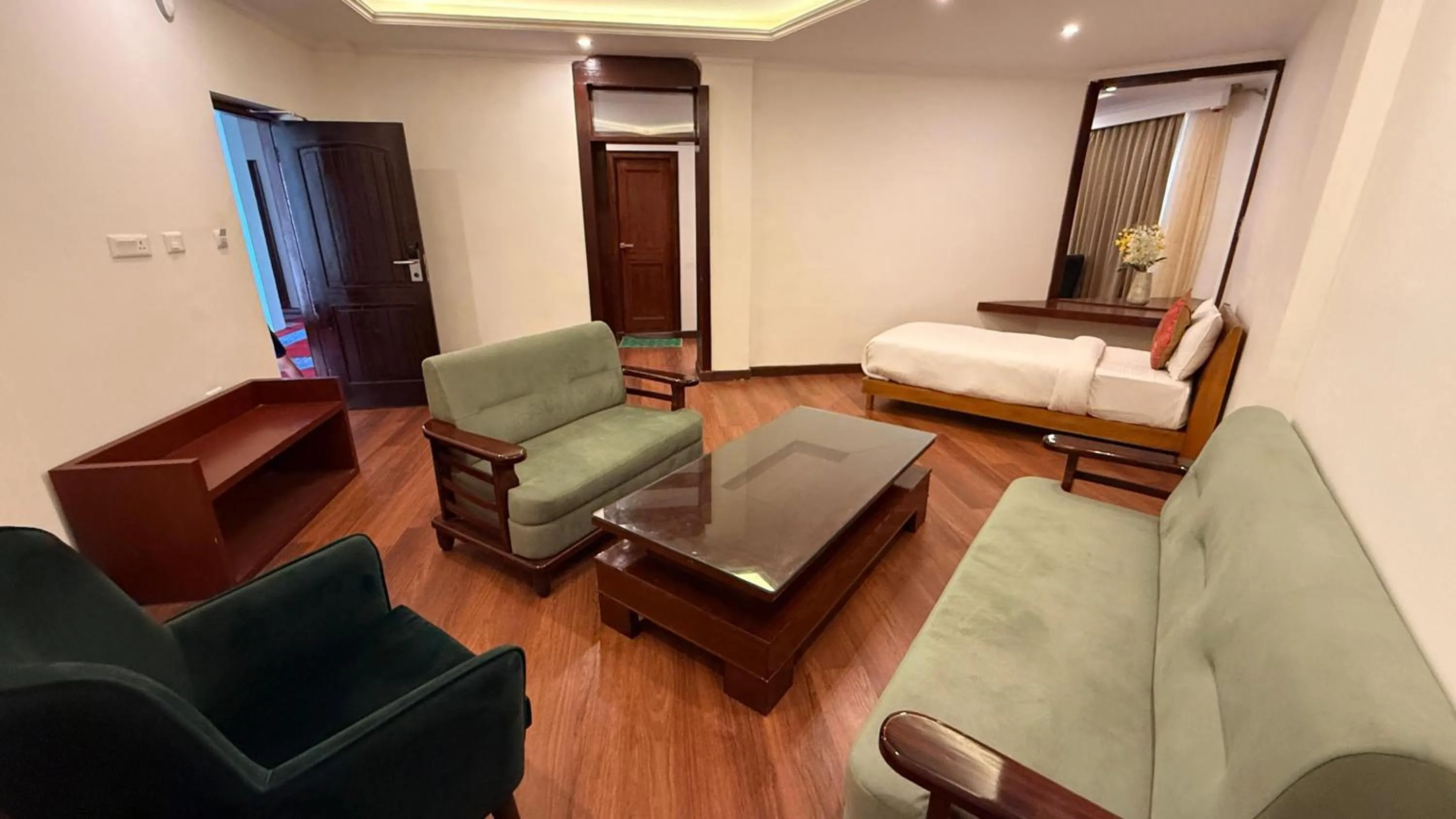 Bed in Hotel Deskitsal