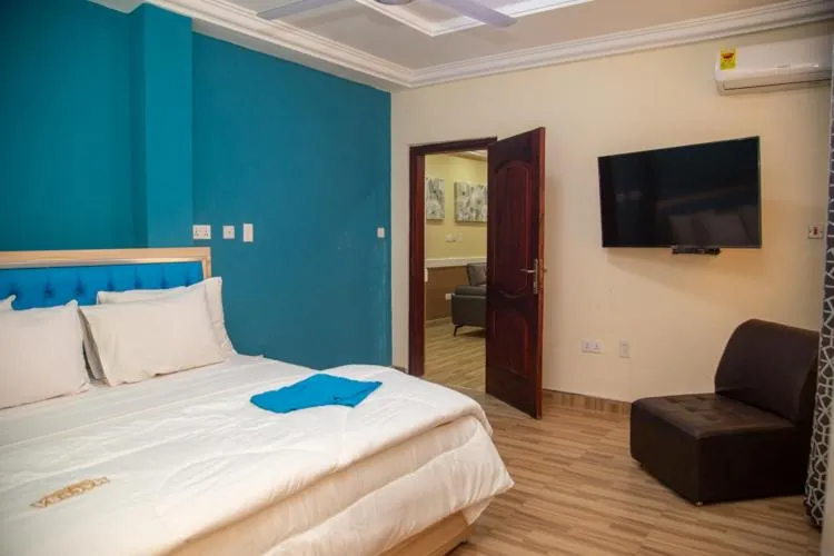 Bed in Macoba Luxury Apartments
