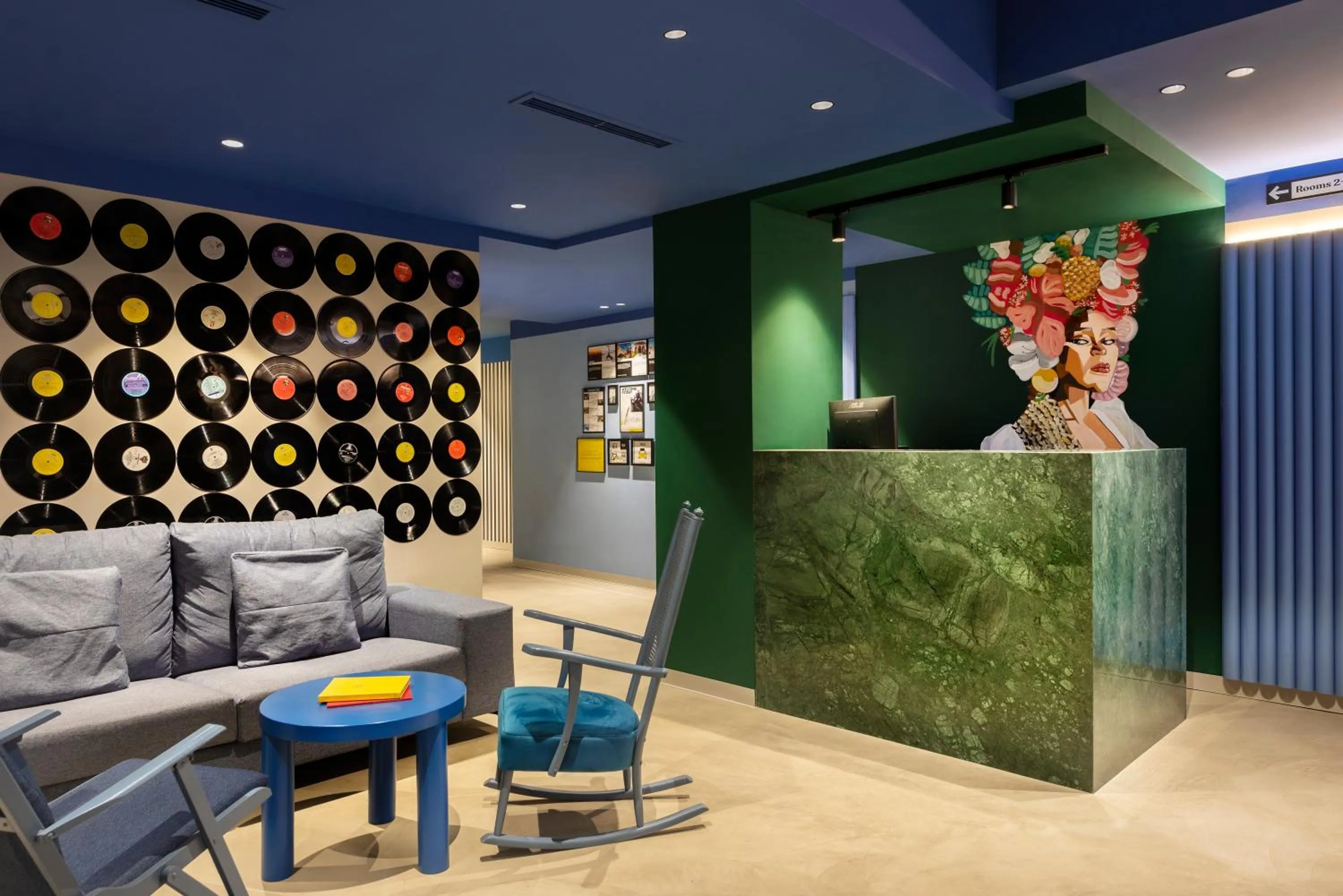 Lobby or reception in Coeo Pod Hostel Beatas