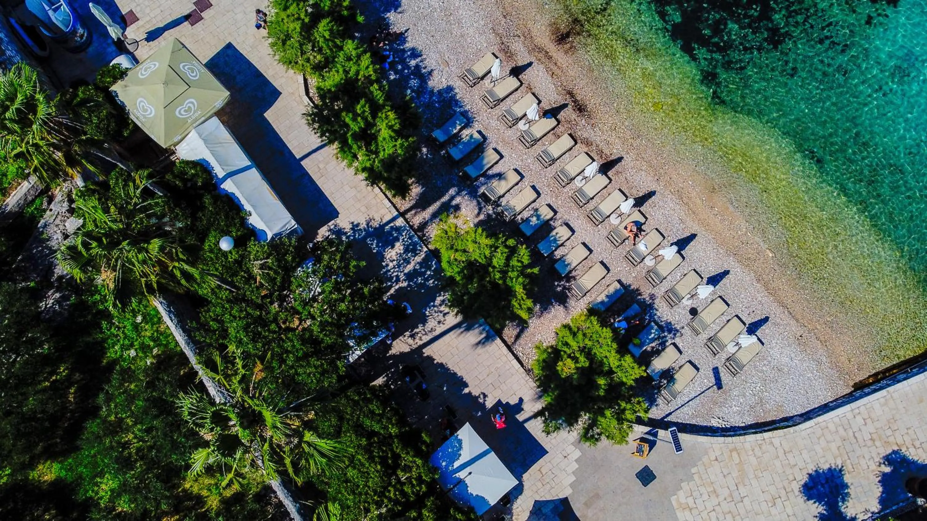 Beach in Beach Bay Hvar Hotel