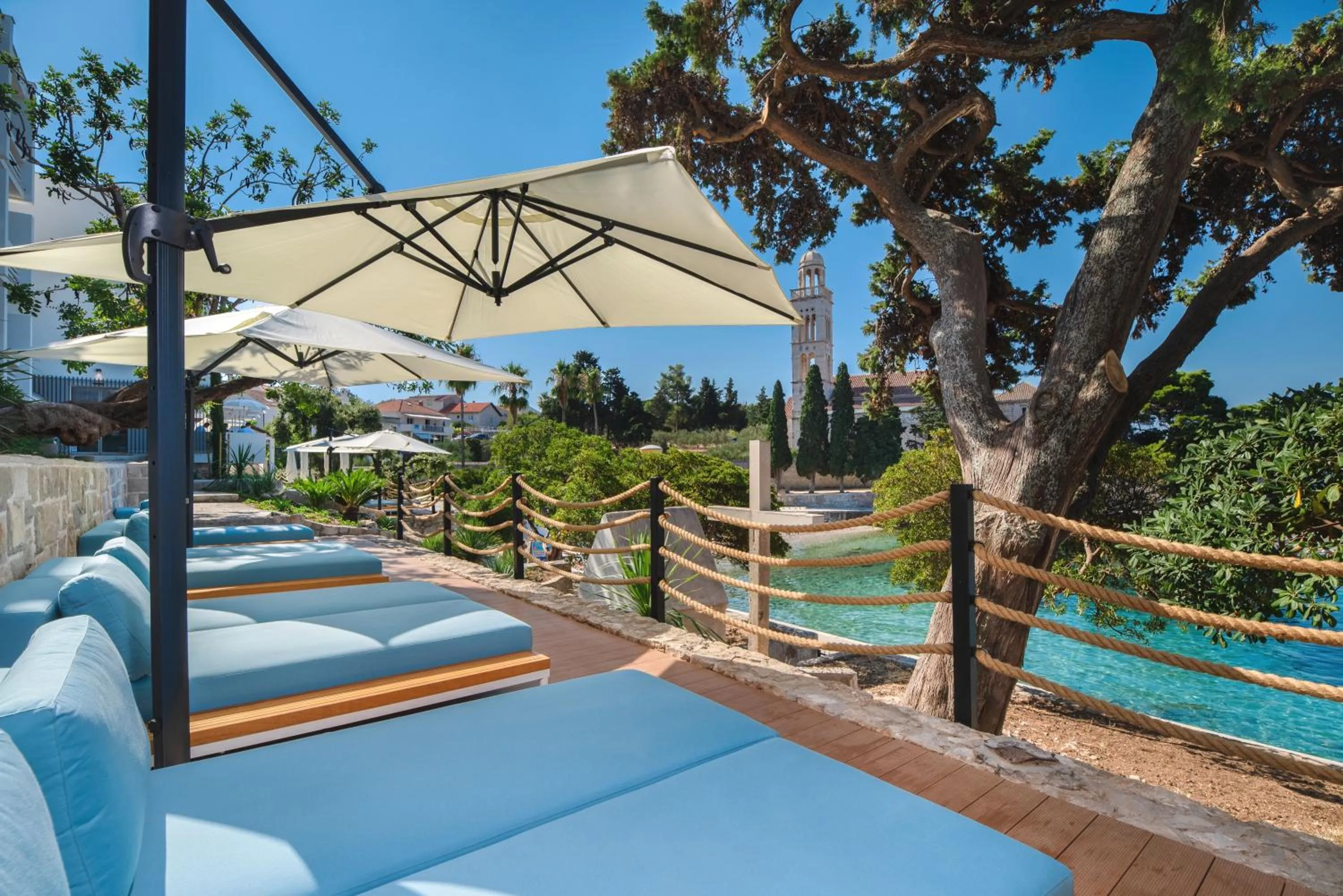 Property building in Beach Bay Hvar Hotel