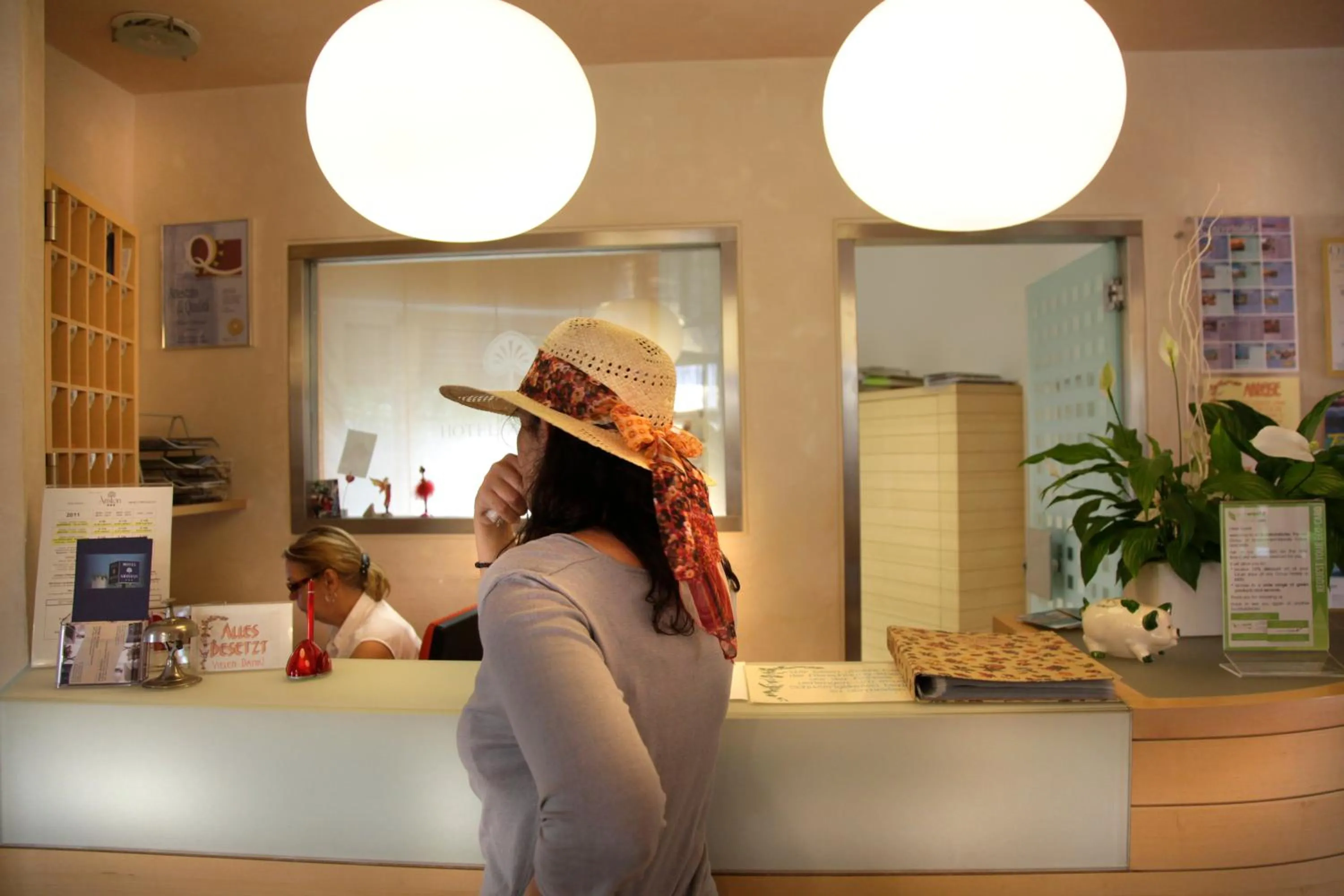 Lobby or reception in Eco Hotel Ariston