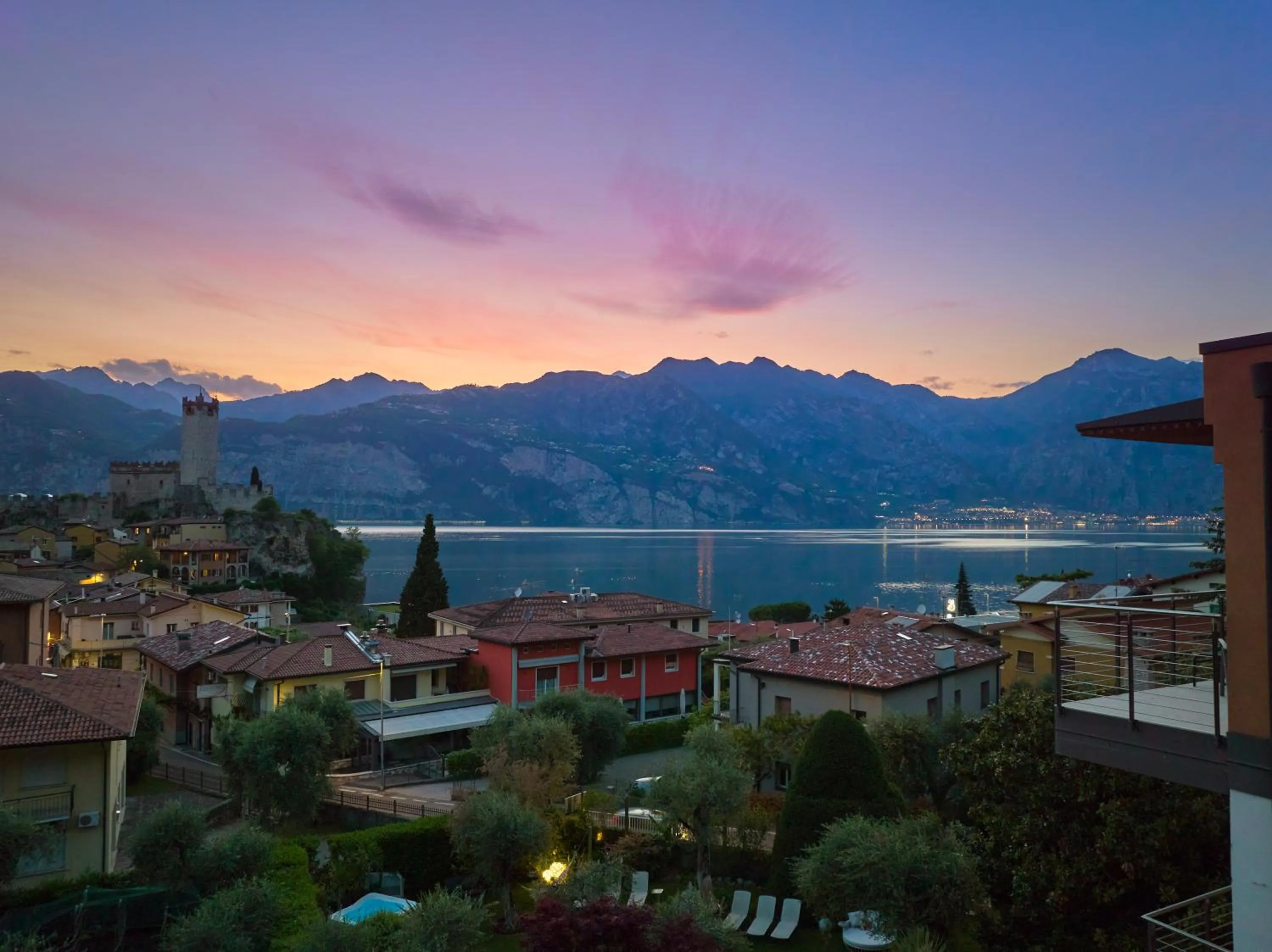 Sunset in Eco Hotel Ariston