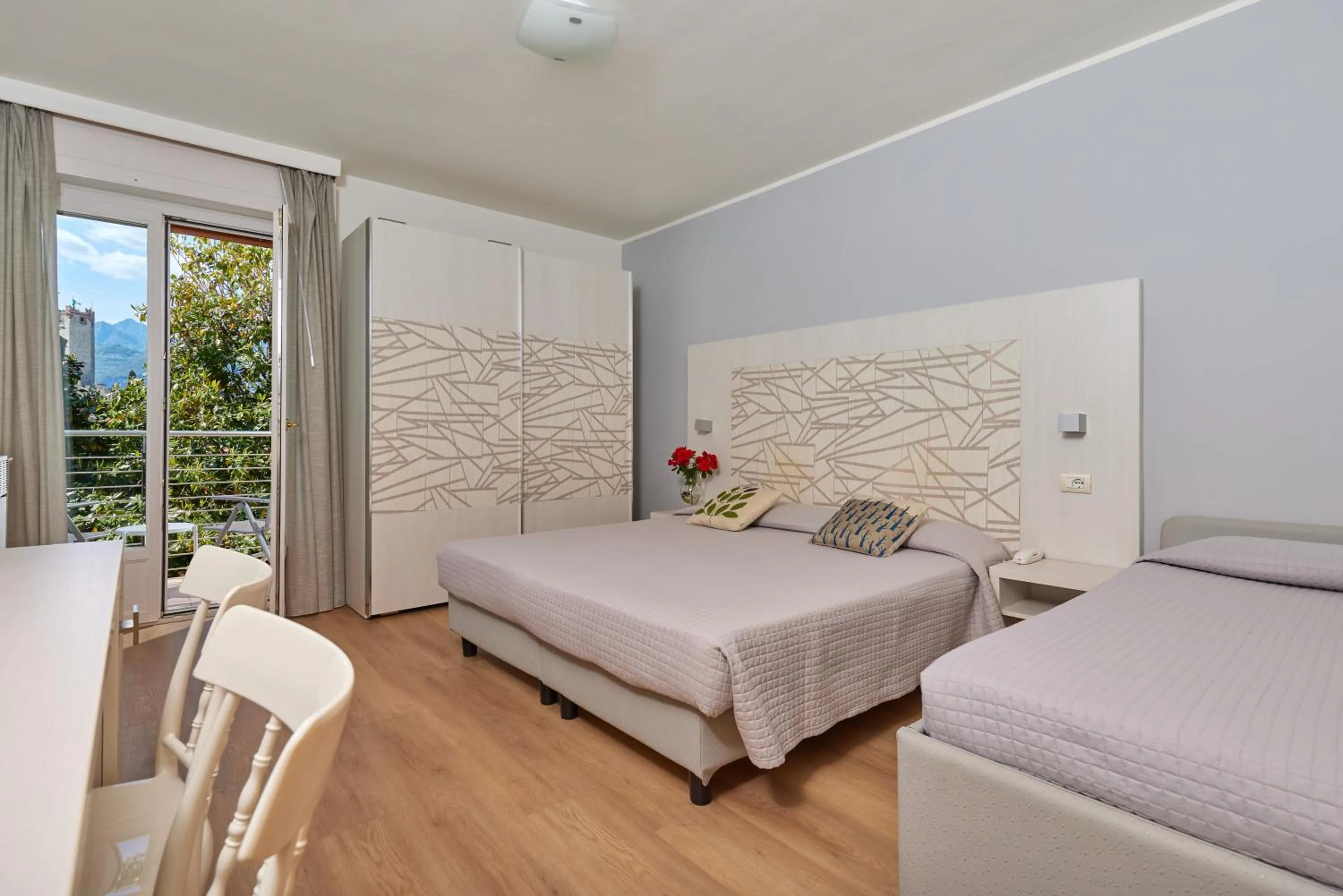 Bed in Eco Hotel Ariston