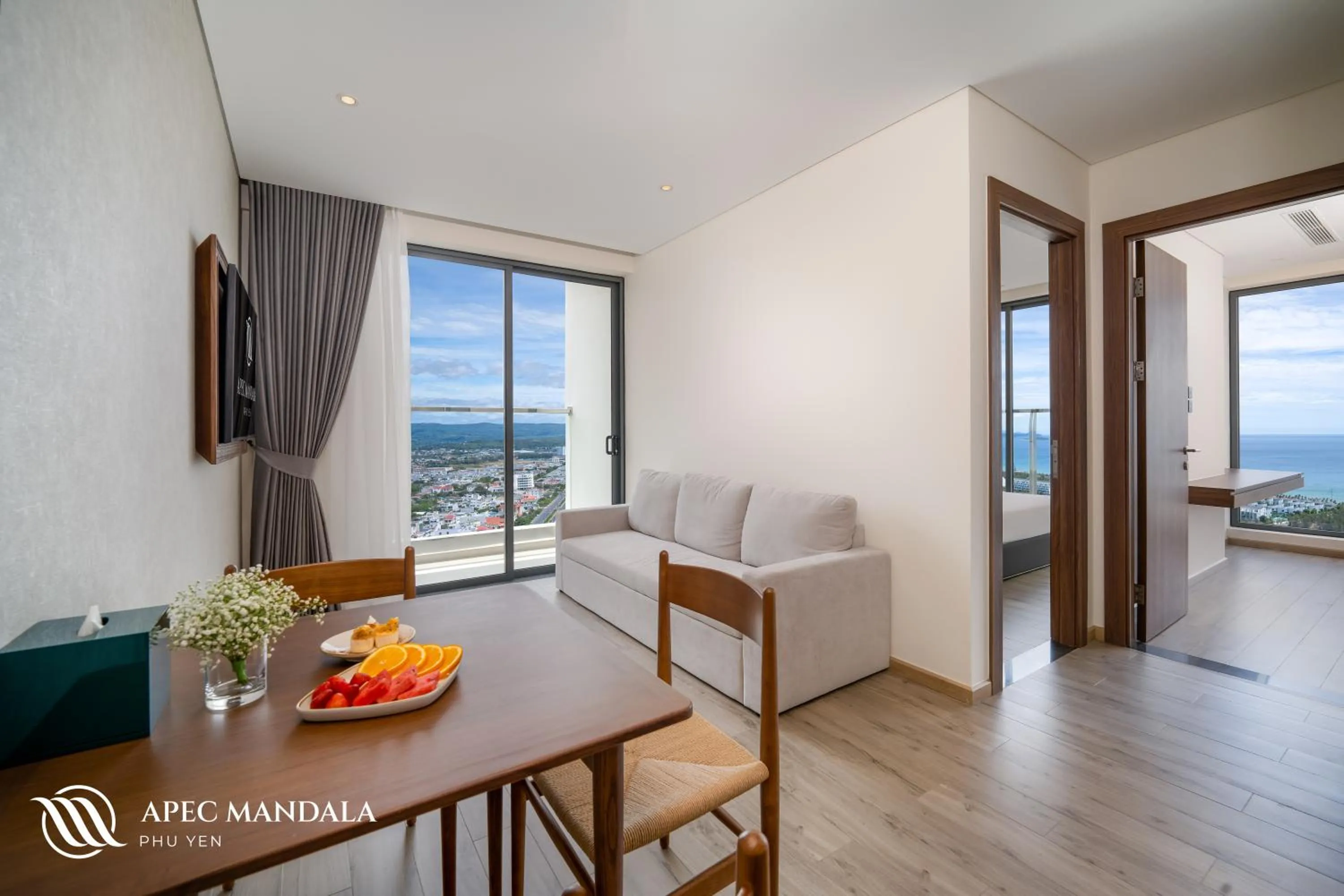 Living room, Bed in Mandala Hotel & Spa Phú Yên - 24hours Stay