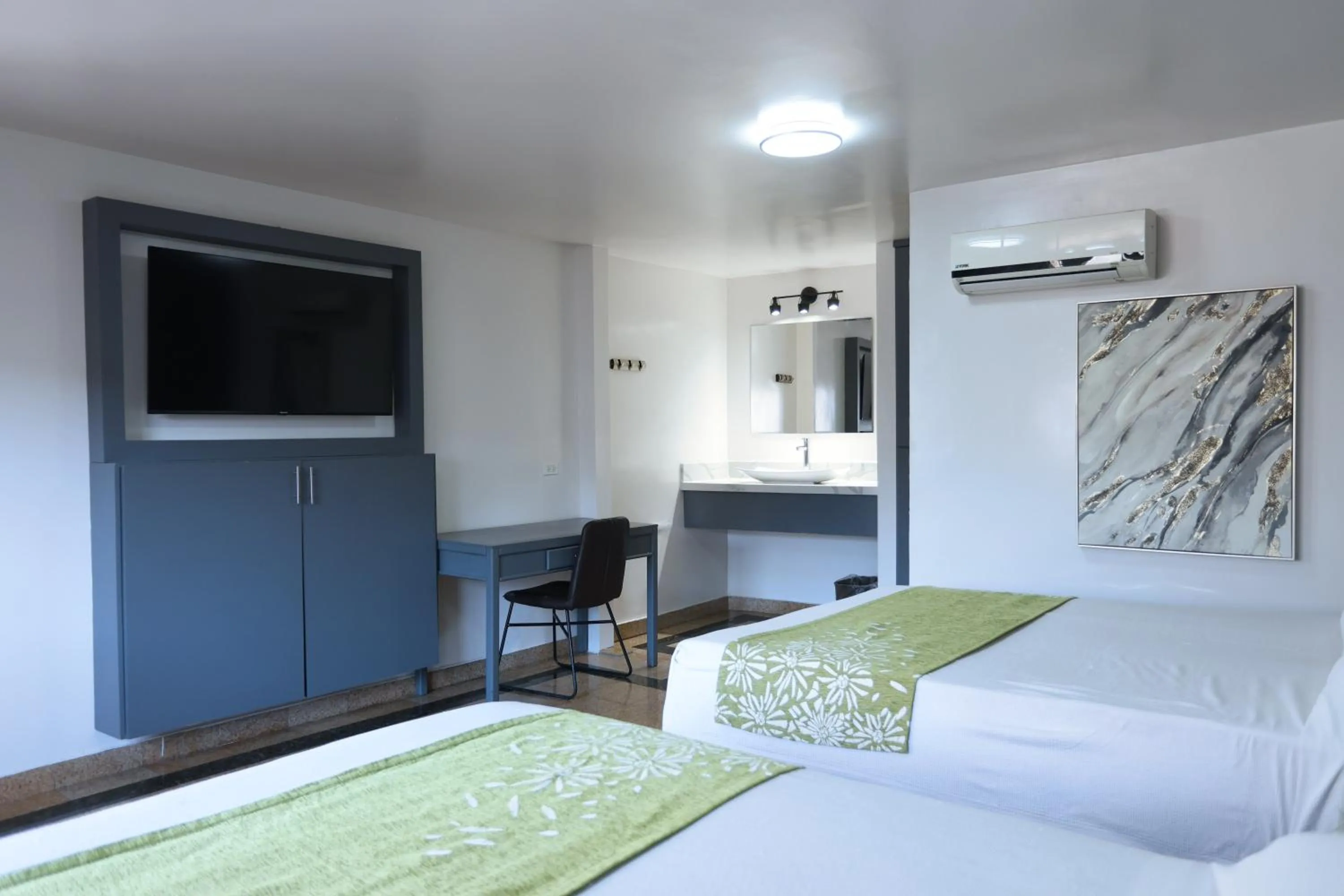 Bed in Hotel Aqua Rio