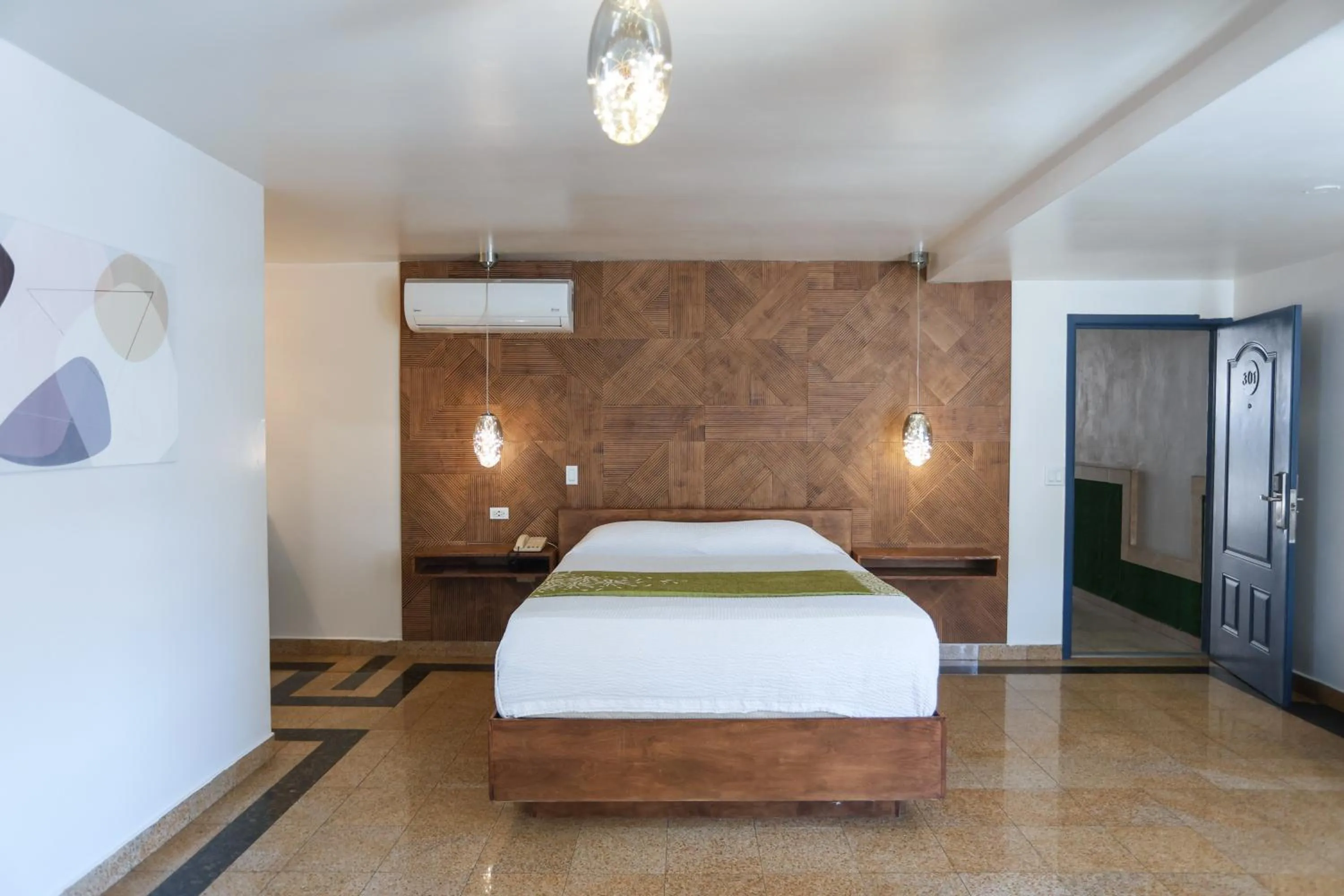 Bed in Hotel Aqua Rio