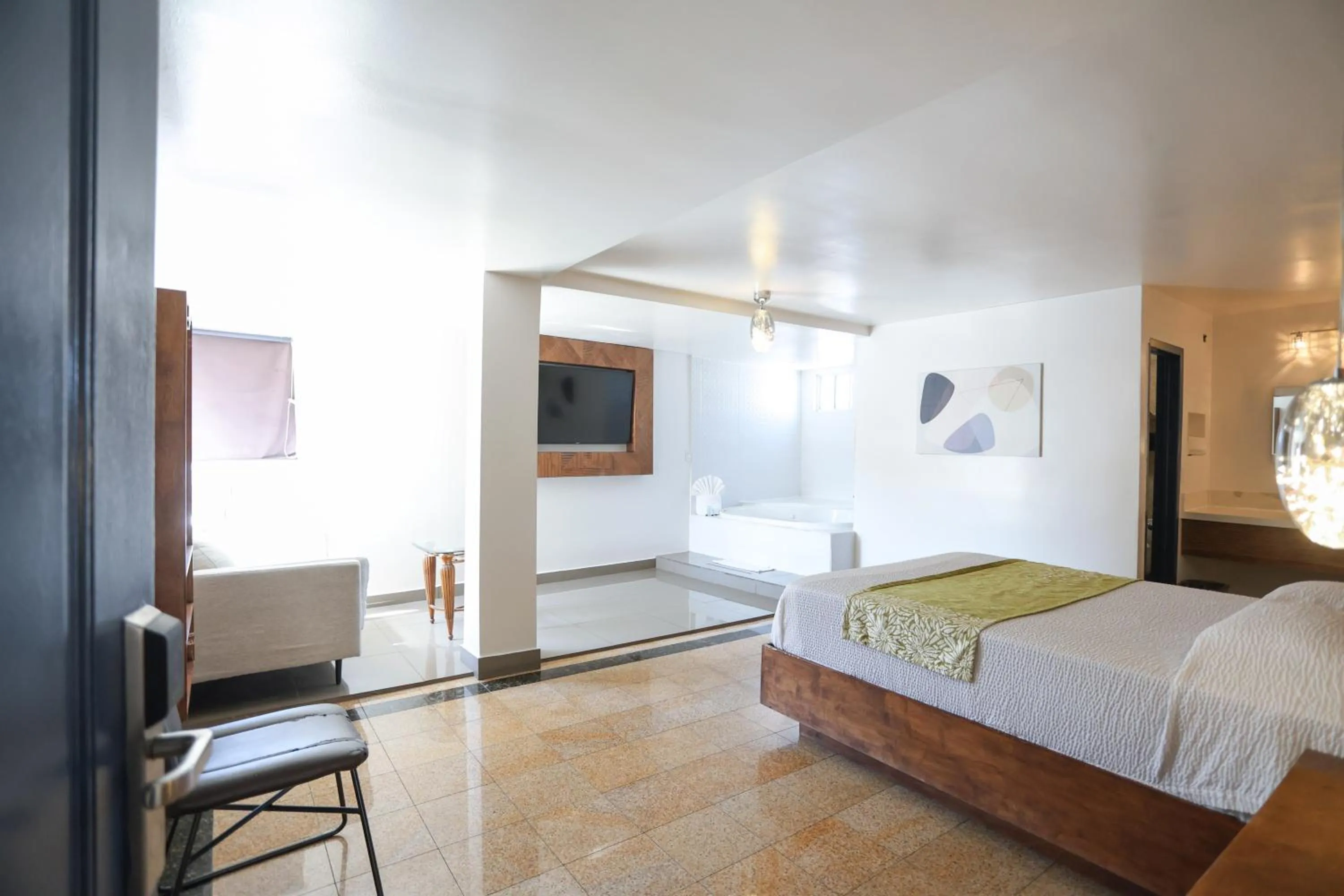 Bed in Hotel Aqua Rio