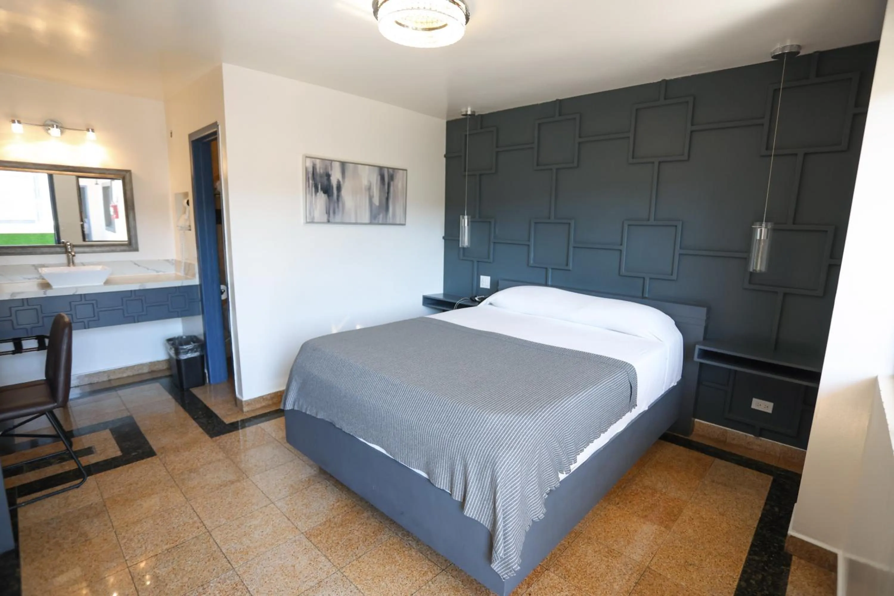 Bed in Hotel Aqua Rio