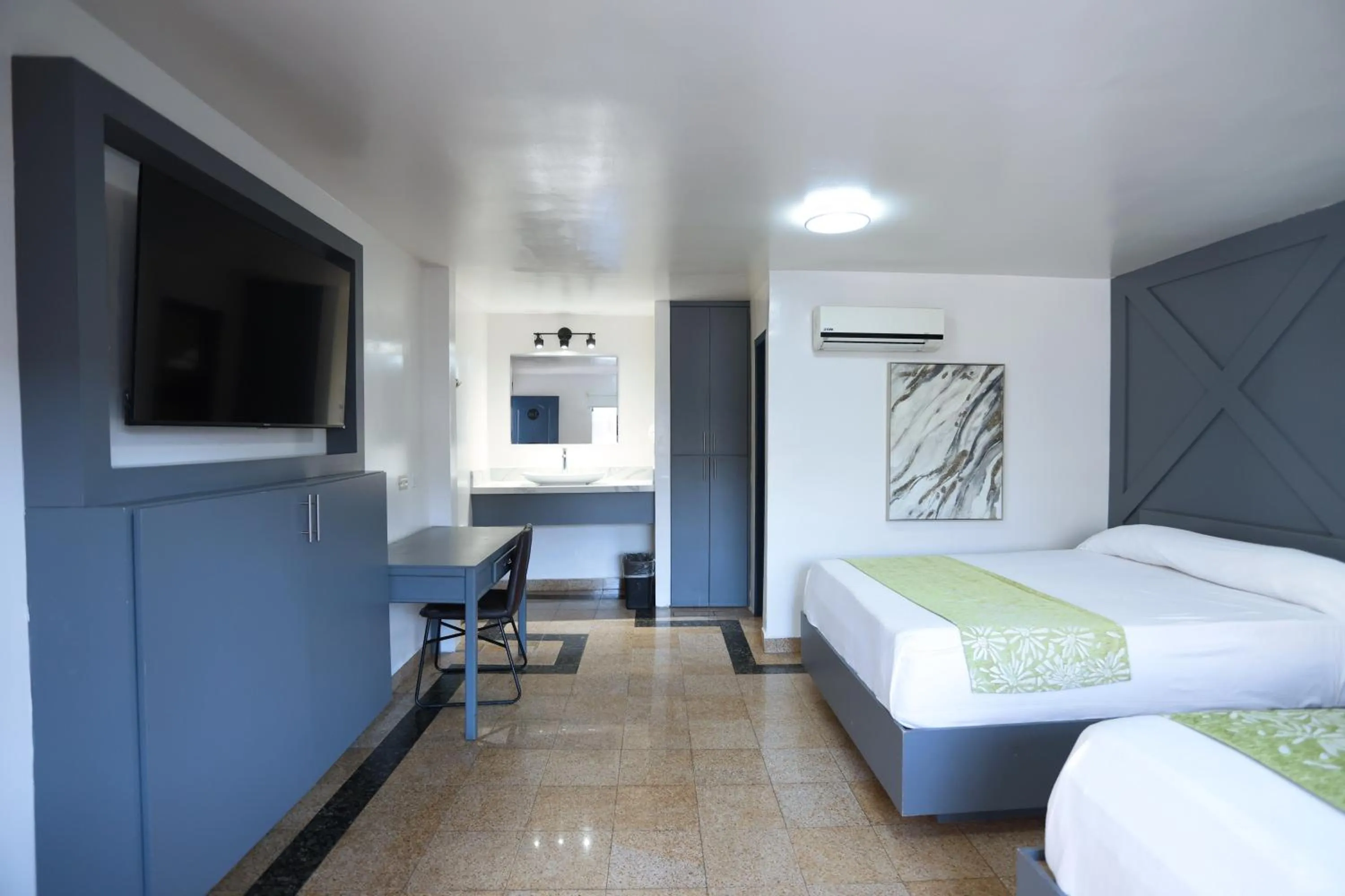 Bed in Hotel Aqua Rio