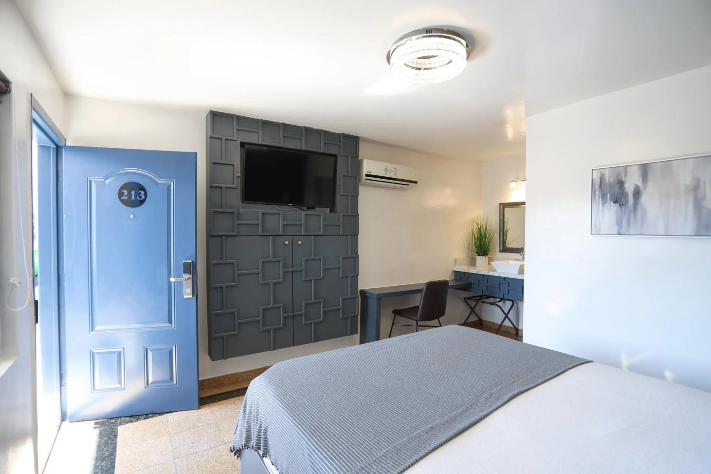 Bed in Hotel Aqua Rio