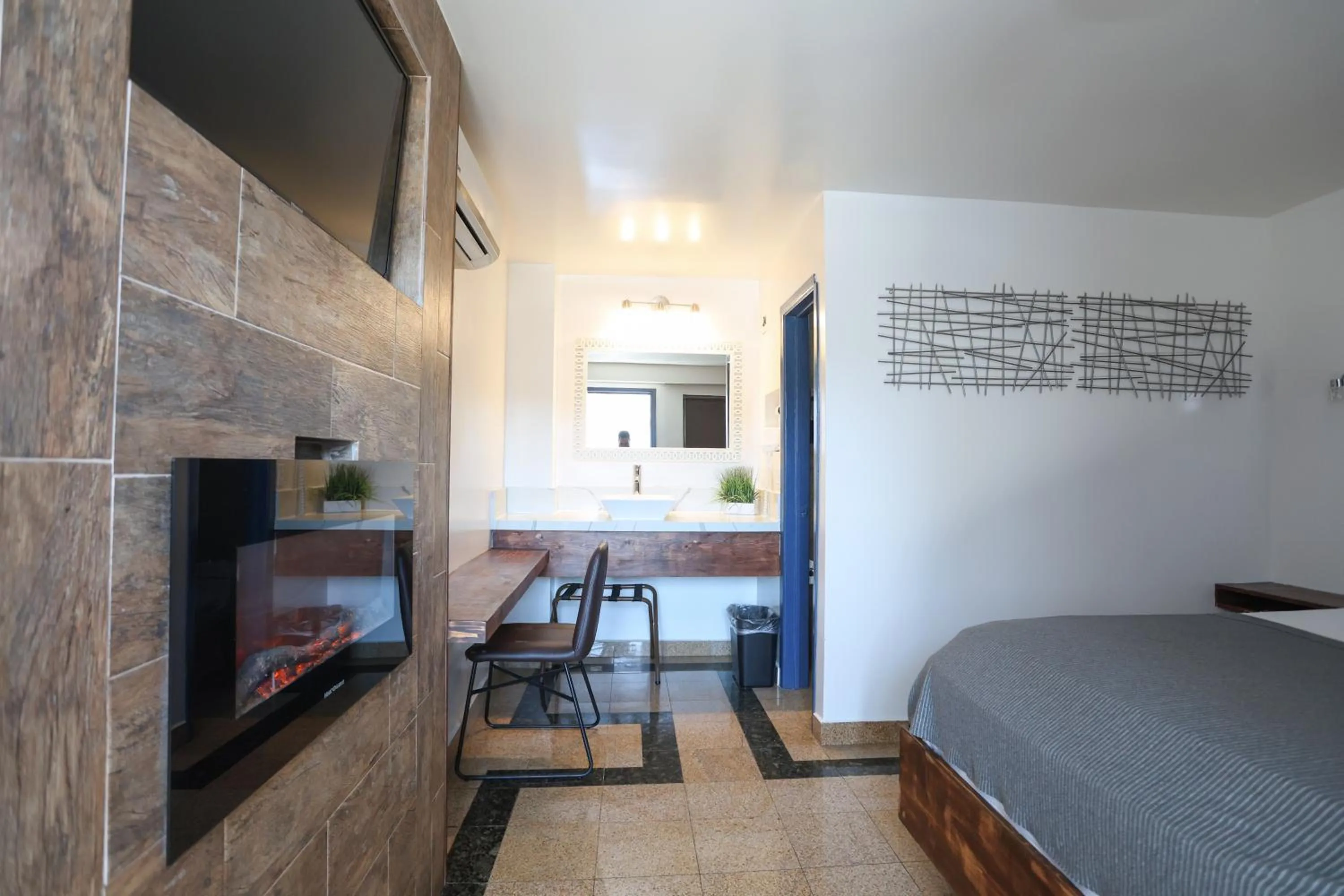 Bed in Hotel Aqua Rio