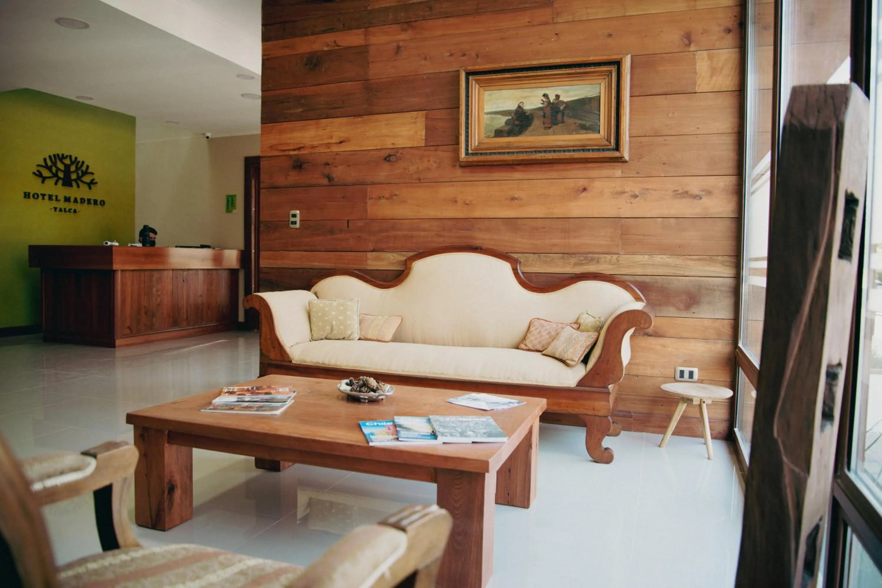 Living room in Hotel Madero Talca