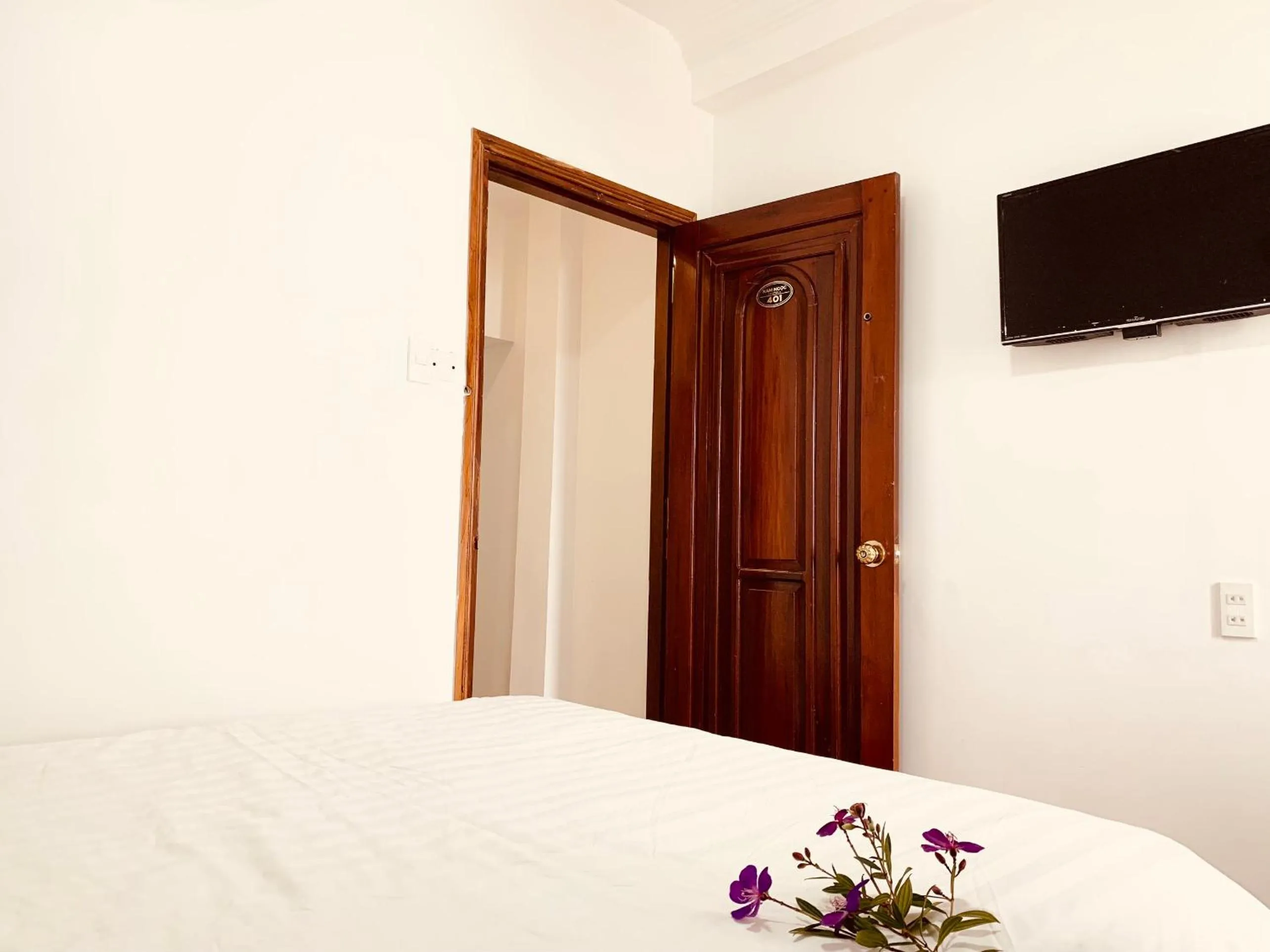 Bed in Khách sạn Nam Ngọc Đà Lạt