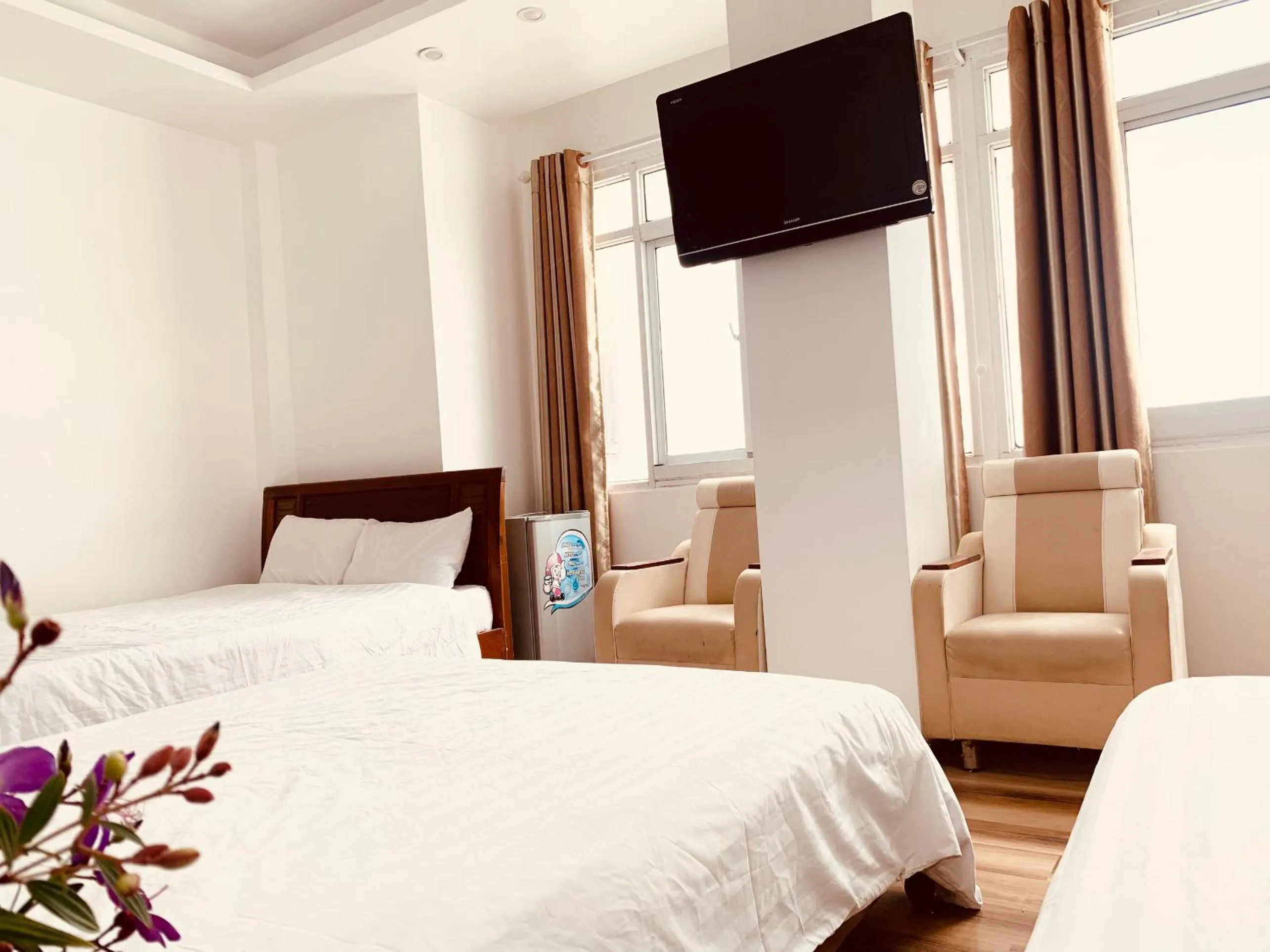 Bed in Khách sạn Nam Ngọc Đà Lạt