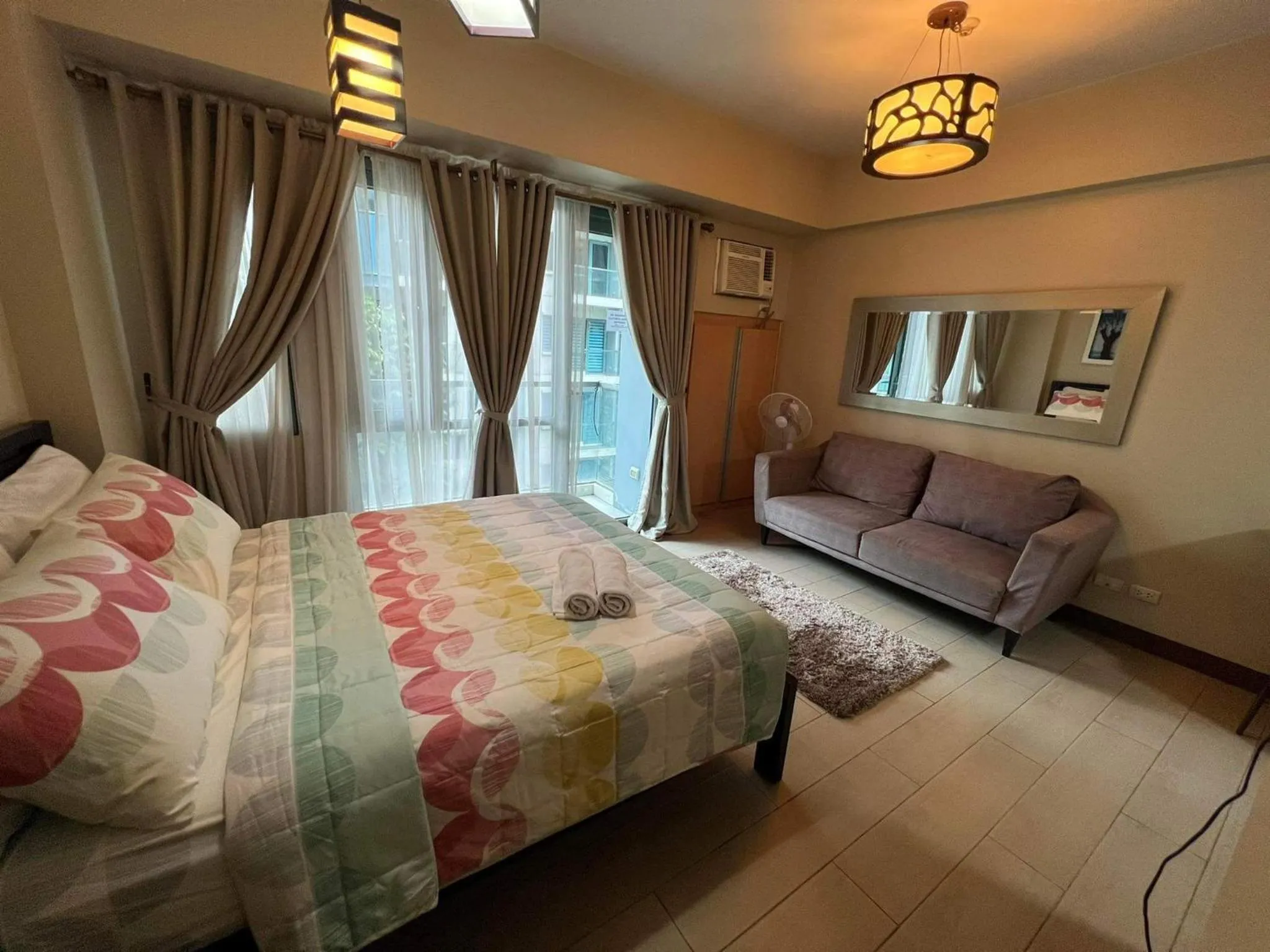 Living room, Bed in Palm Tree Two Villas