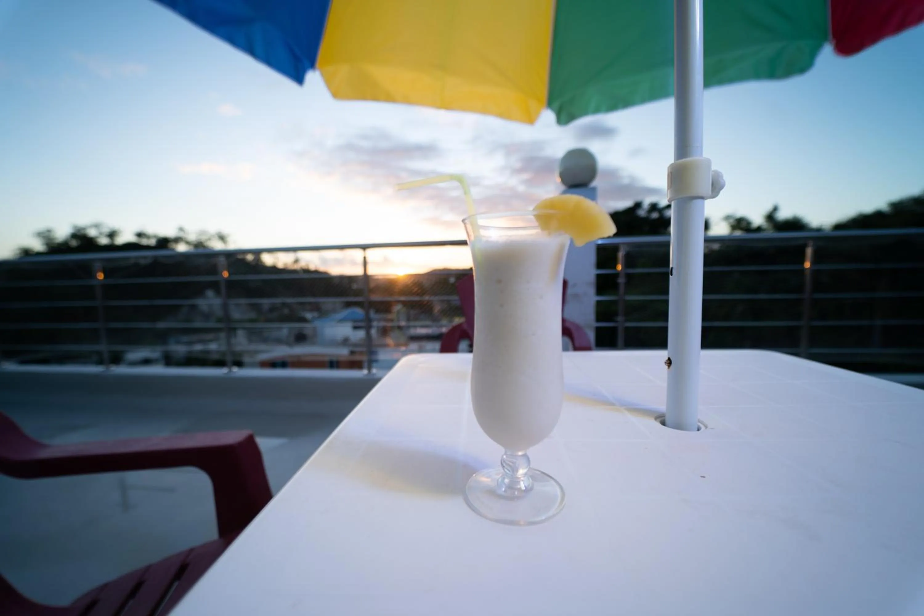 Patio in EDMA APARTAHOTEL