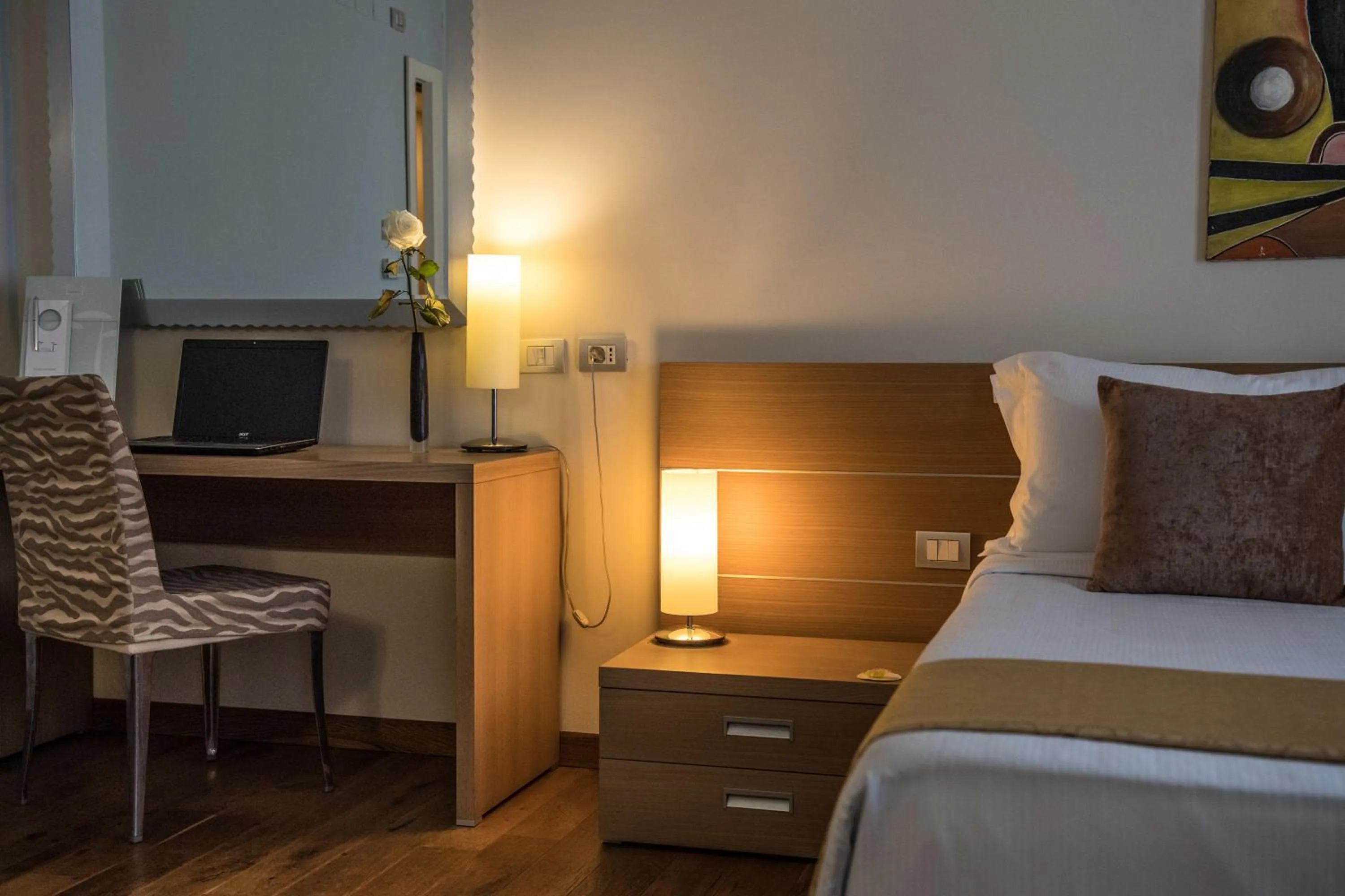 Decorative detail, TV/Entertainment Center in PHI Park Hotel Alcione