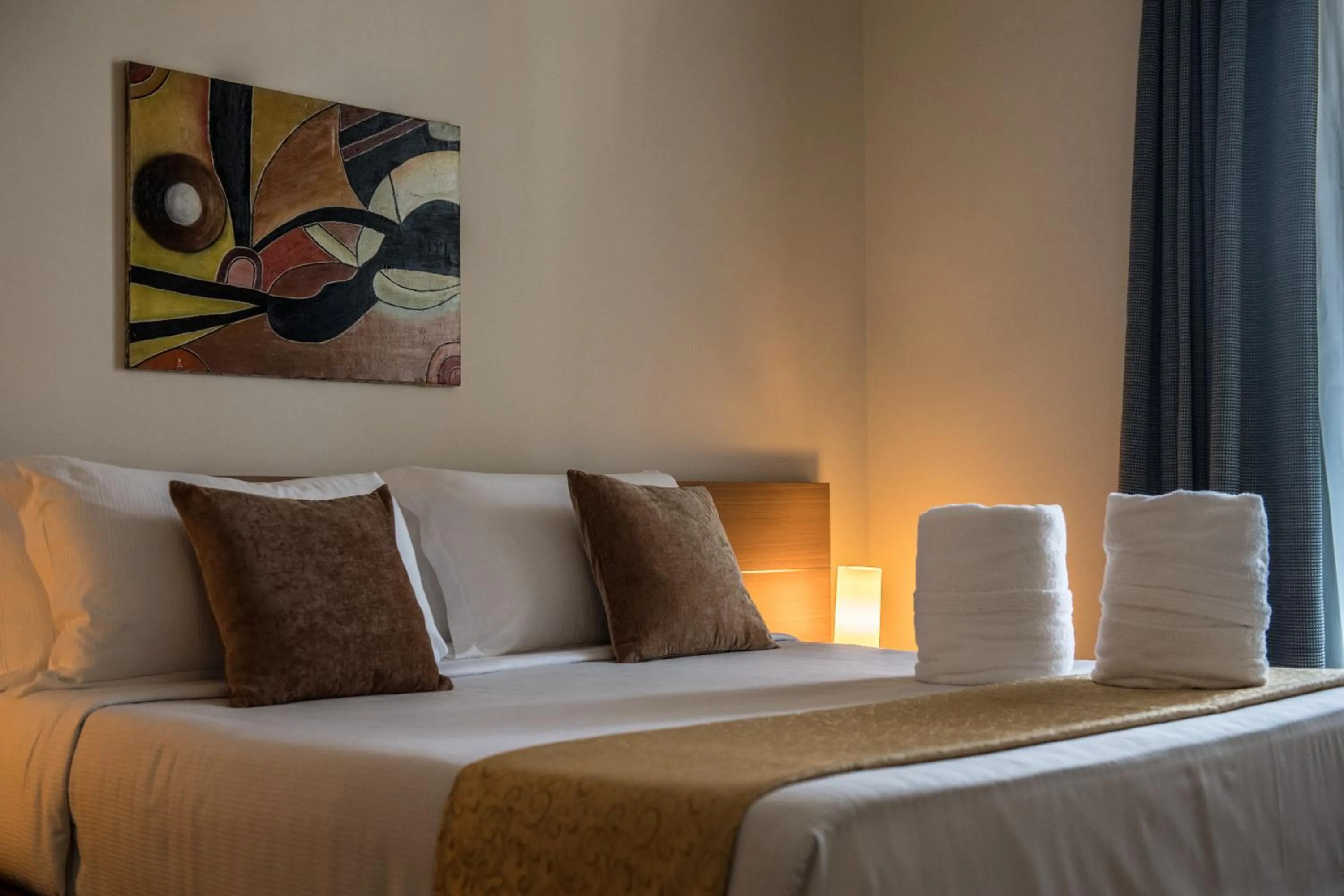 Bed, Room Photo in PHI Park Hotel Alcione