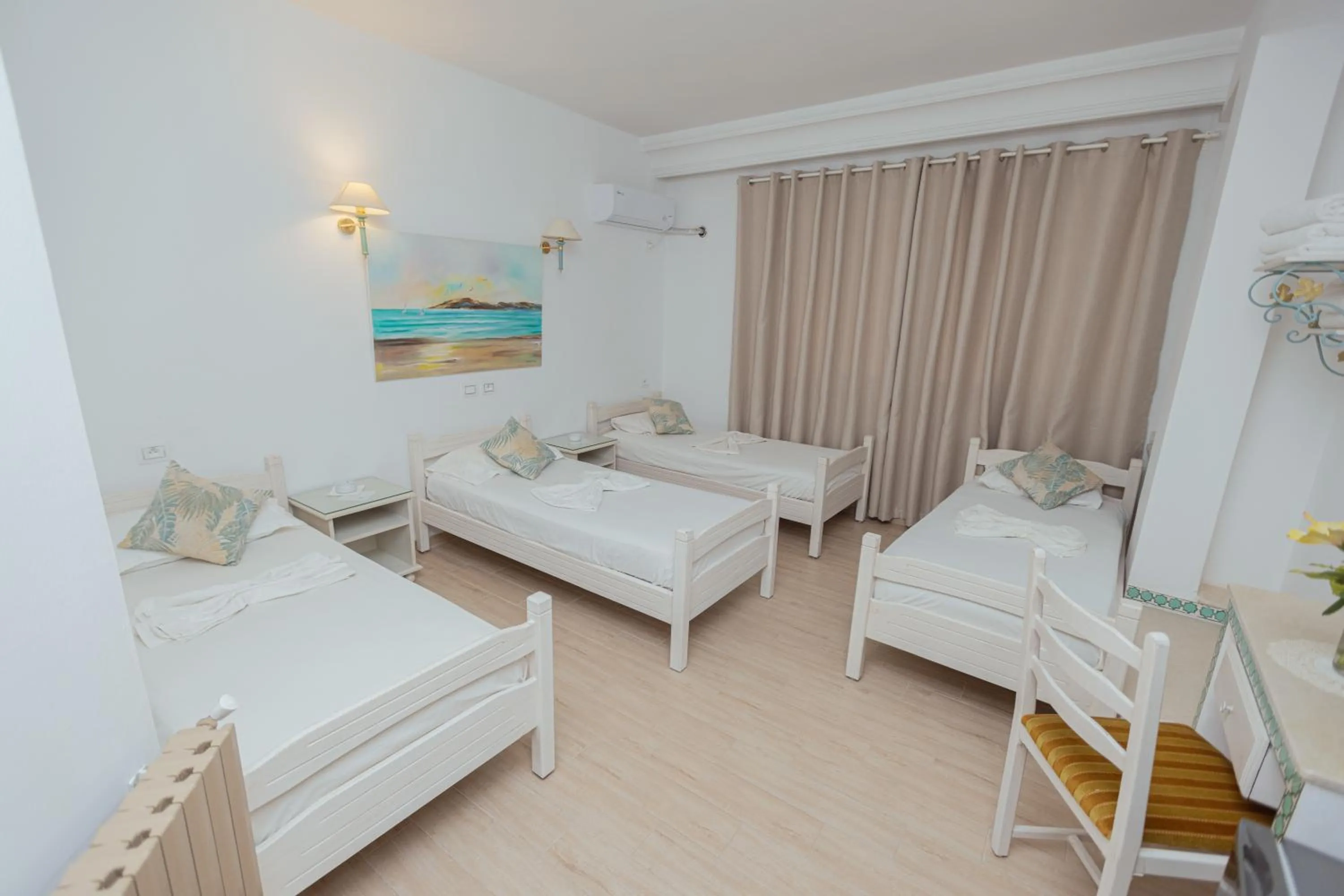 Photo of the whole room, Bed in Hôtel Résidence Monia COMPLETELY RENOVATED