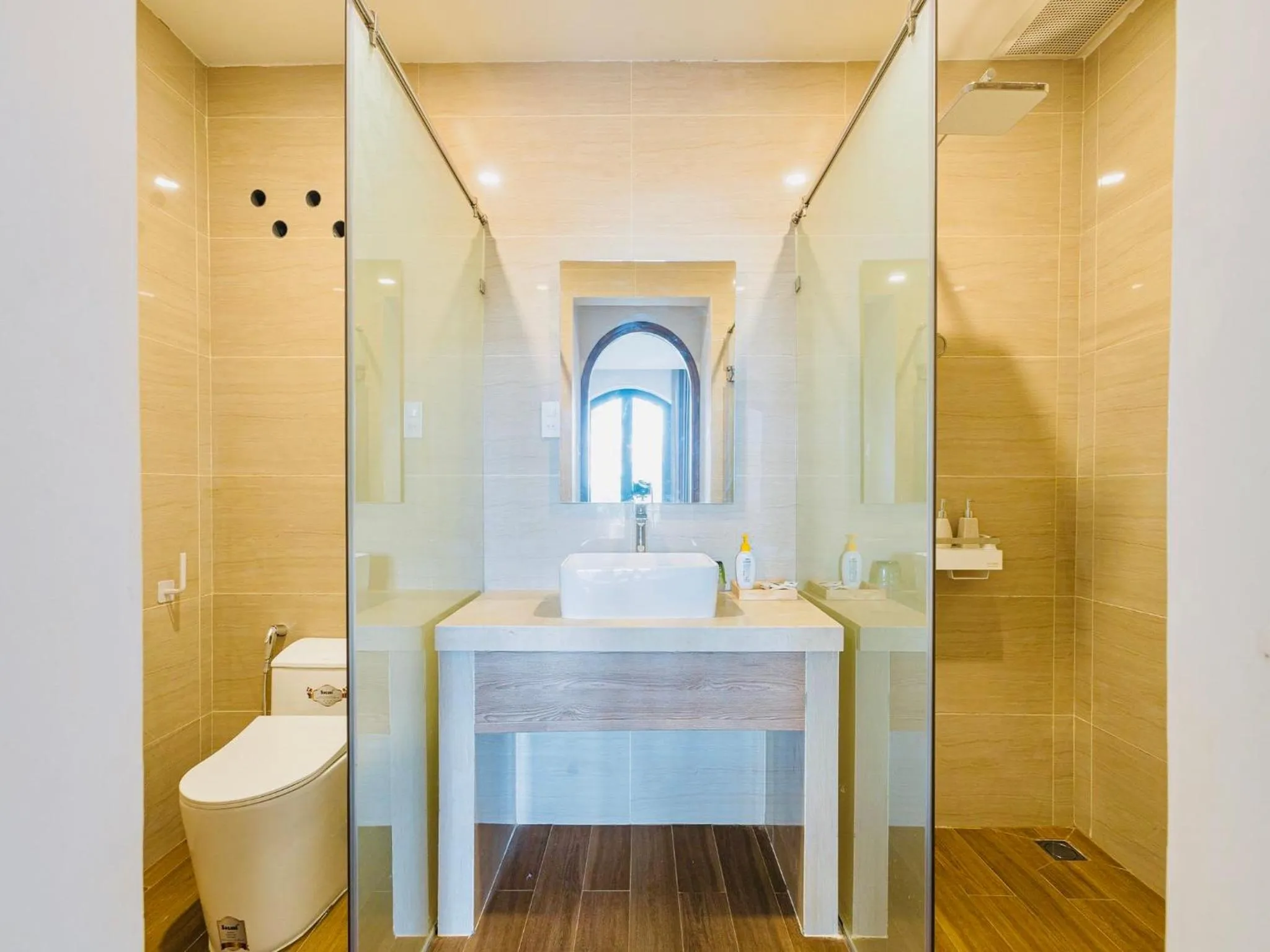 Shower in Đá Góc Nhà Boutique Hotel