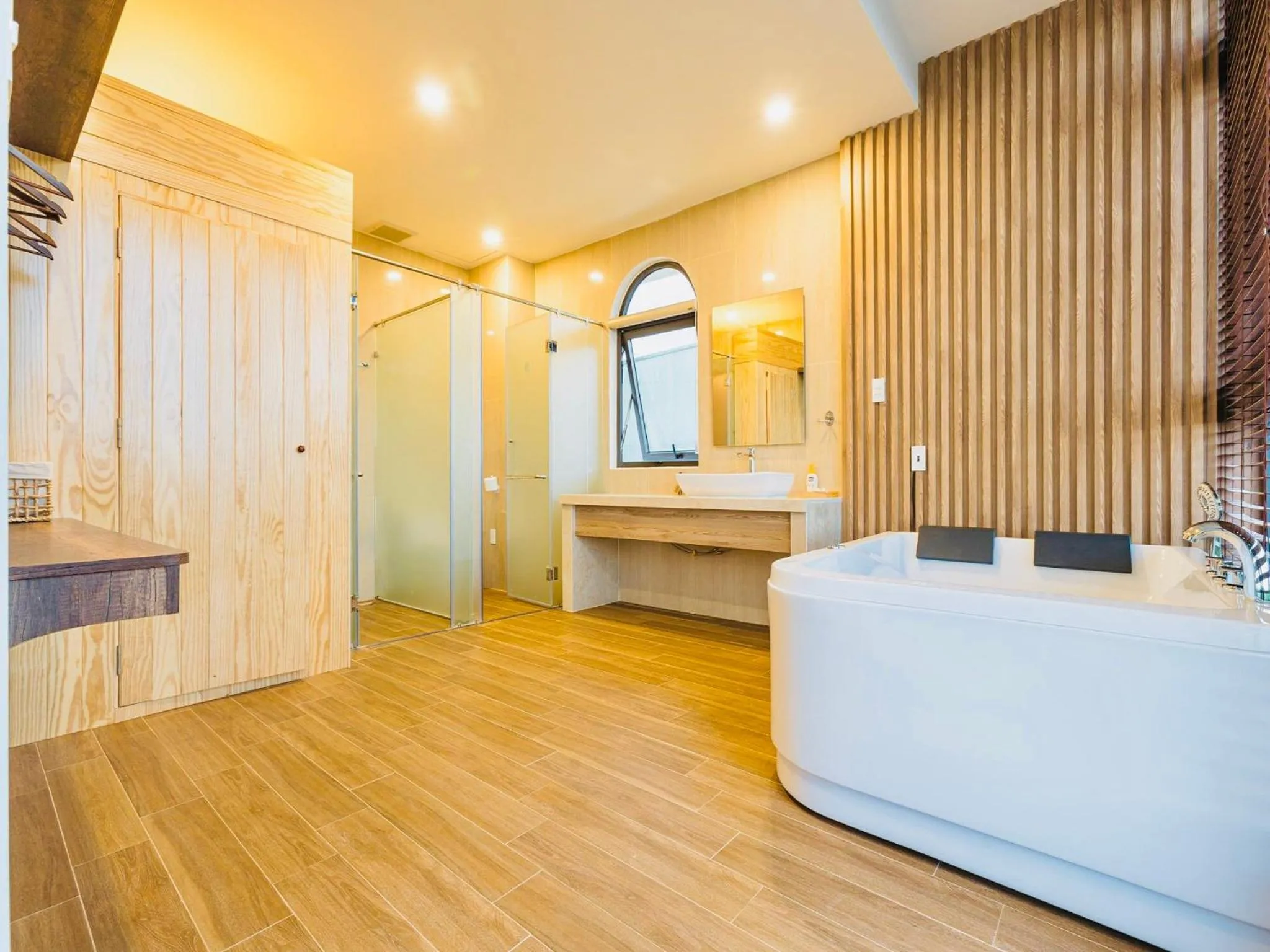 Bathroom, Bed in Đá Góc Nhà Boutique Hotel