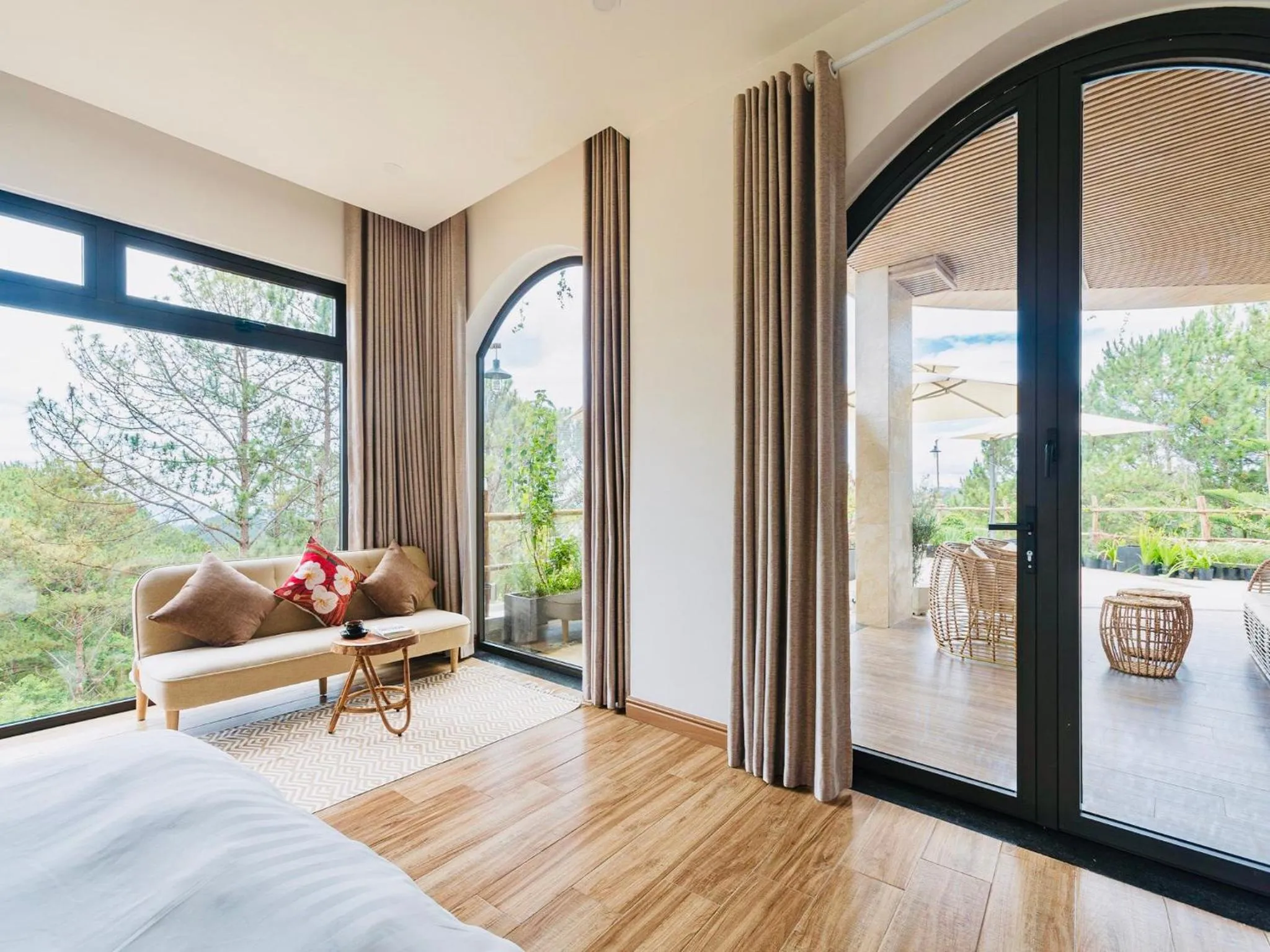 Bed in Đá Góc Nhà Boutique Hotel