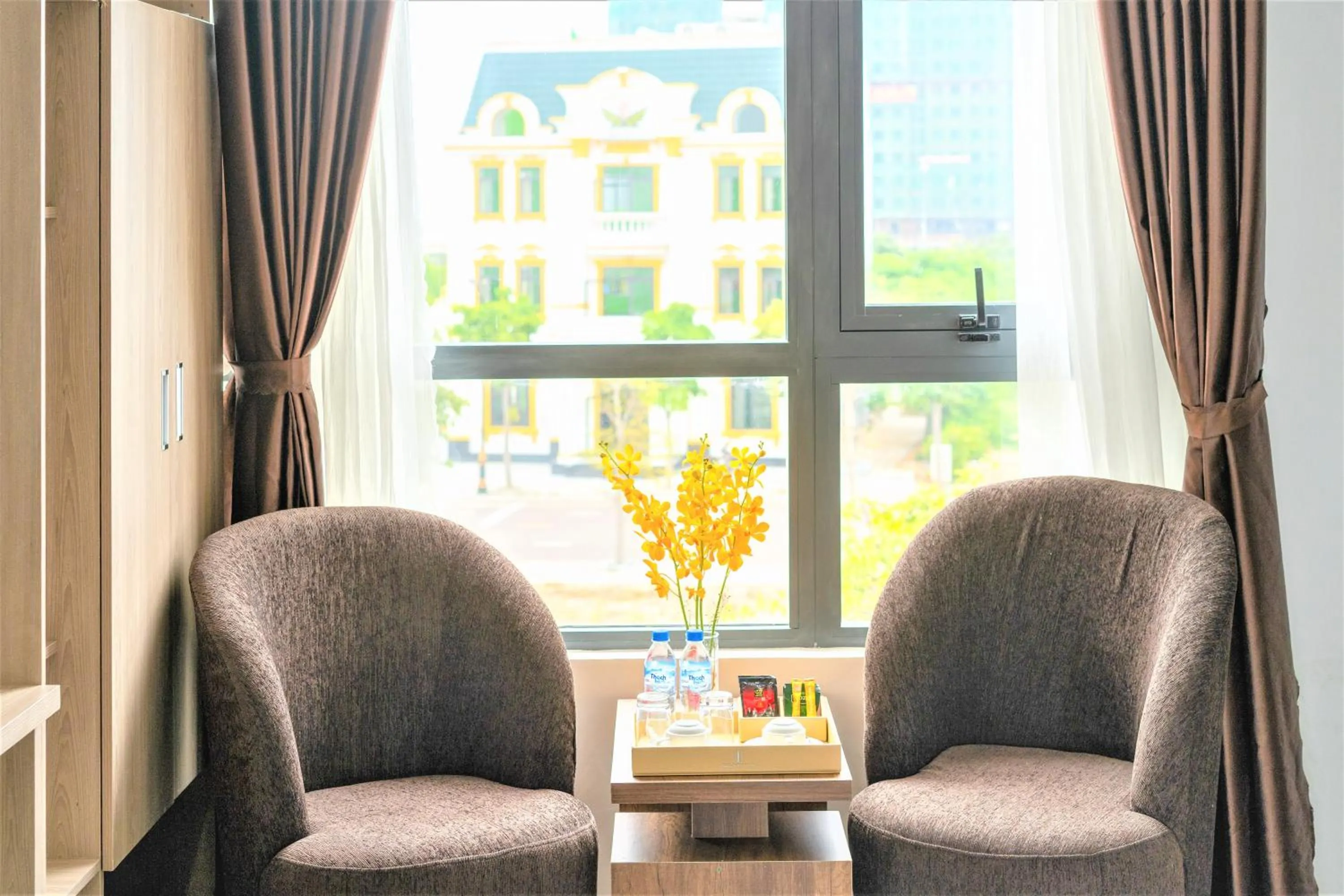 Bed in Pearl Beach Hotel Quy Nhon