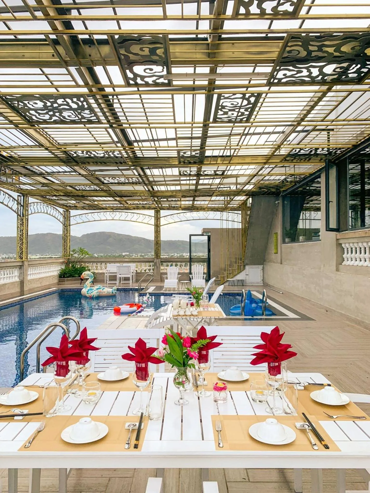 Swimming pool in Pearl Beach Hotel Quy Nhon