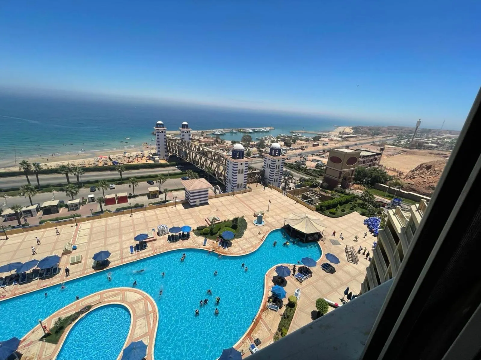 Amazing sea view Penthouse Apartment in Pyramids Porto El-Sokhna