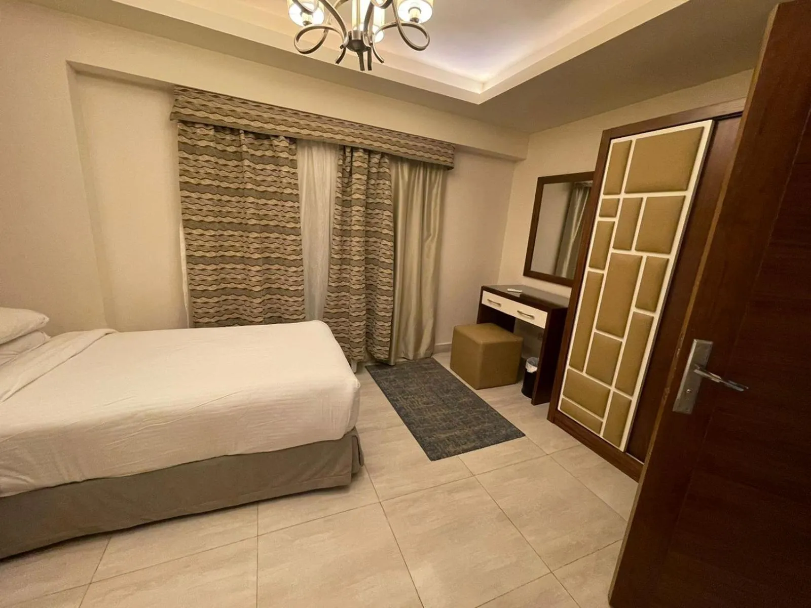 Bed in Amazing sea view Penthouse Apartment in Pyramids Porto El-Sokhna