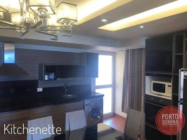 Amazing sea view Penthouse Apartment in Pyramids Porto El-Sokhna