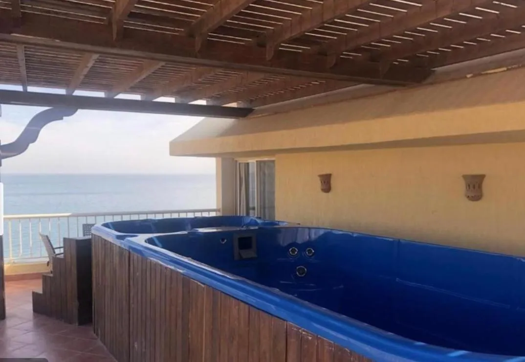 Swimming pool in Amazing sea view Penthouse Apartment in Pyramids Porto El-Sokhna